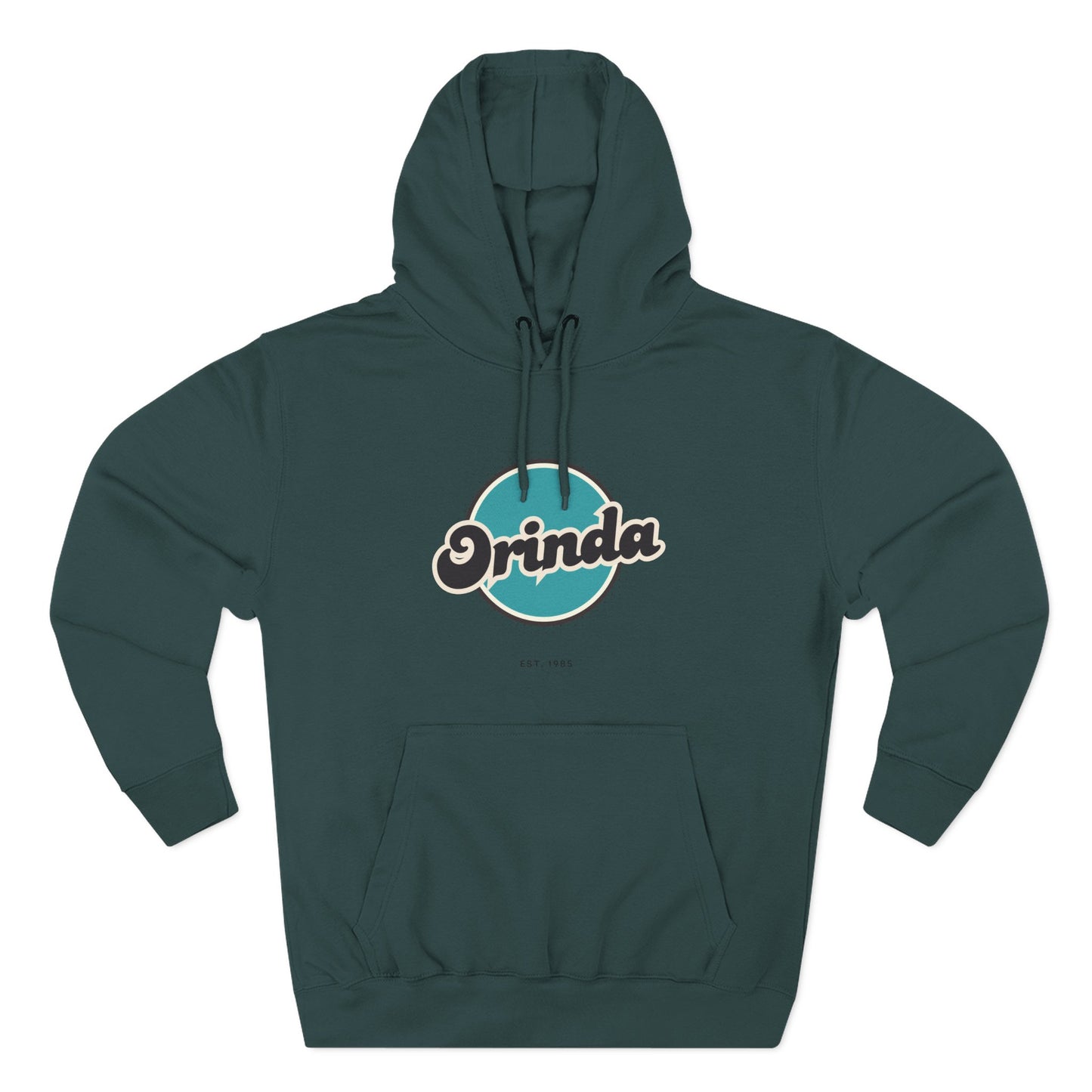 Orinda Retro Vibe Hoodie for Casual Days, Streetwear, Unisex Gift, Cozy Layering Apparel