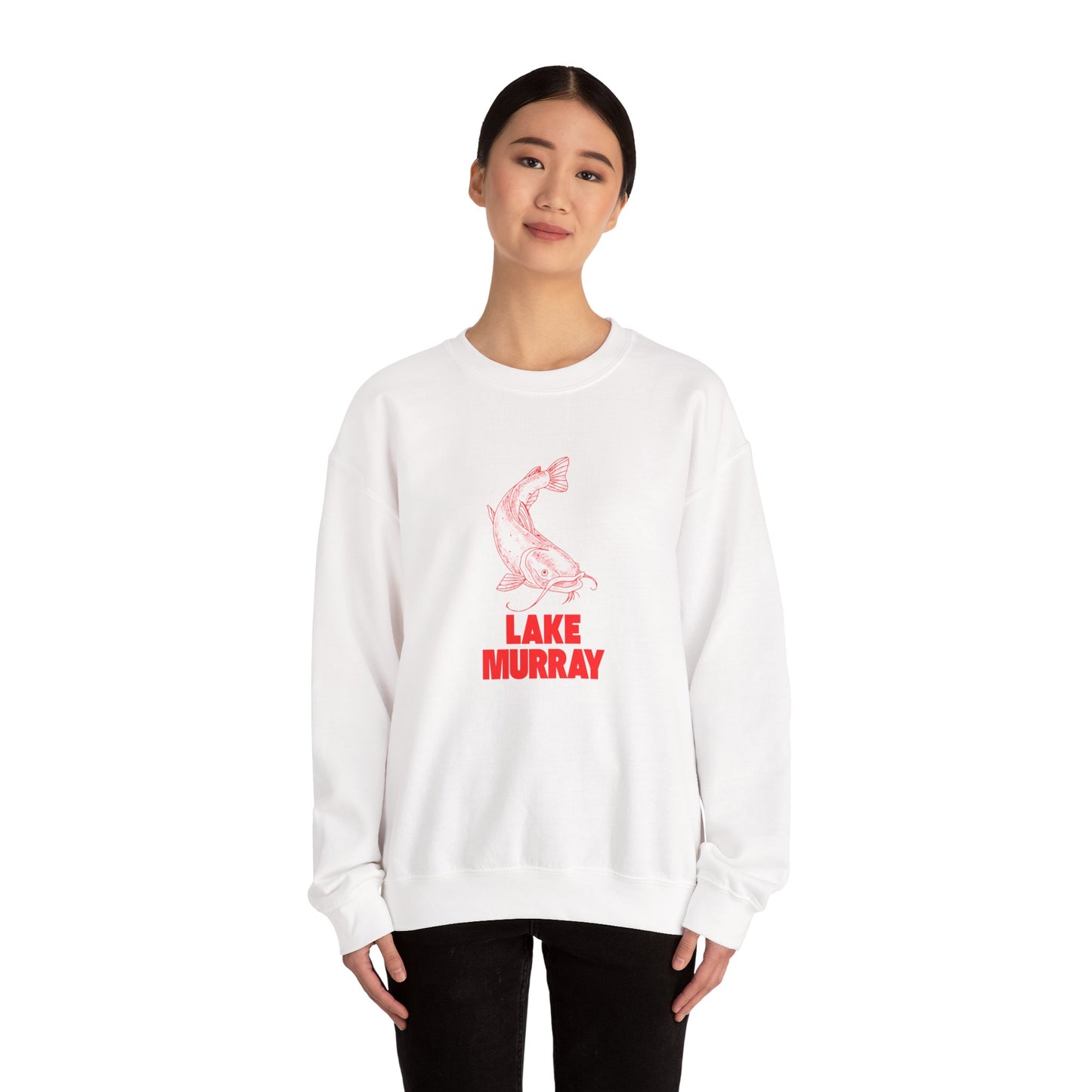 Lake Murray Fishing Sweatshirt, Cozy Crewneck, Perfect for Outdoorsy Lovers, Casual Wear, Gift for Nature Enthusiasts, Lake Life Apparel