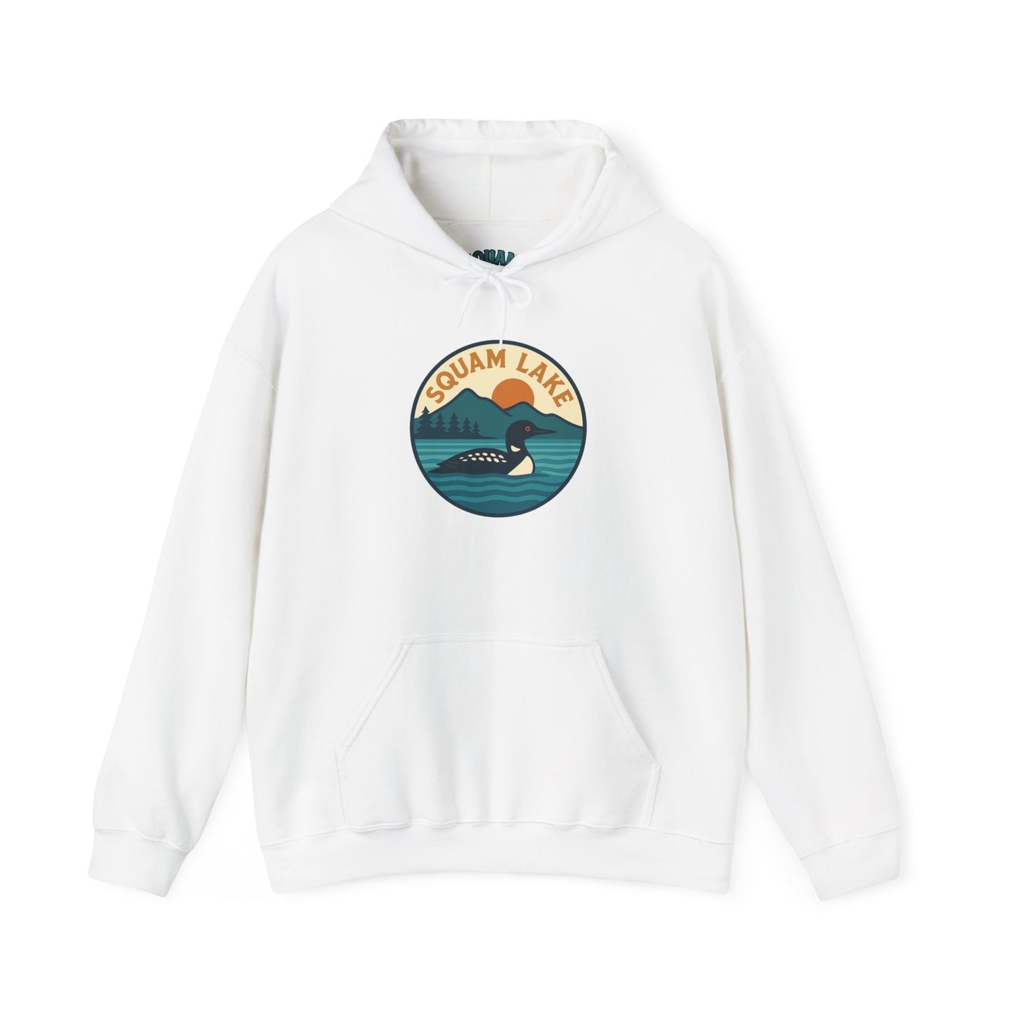 Squam Lake Hoodie, Cozy Casual Wear, Unisex Sweatshirt, Lake Lover Gift, Outdoor Adventure Apparel, Summer Retreat Fashion