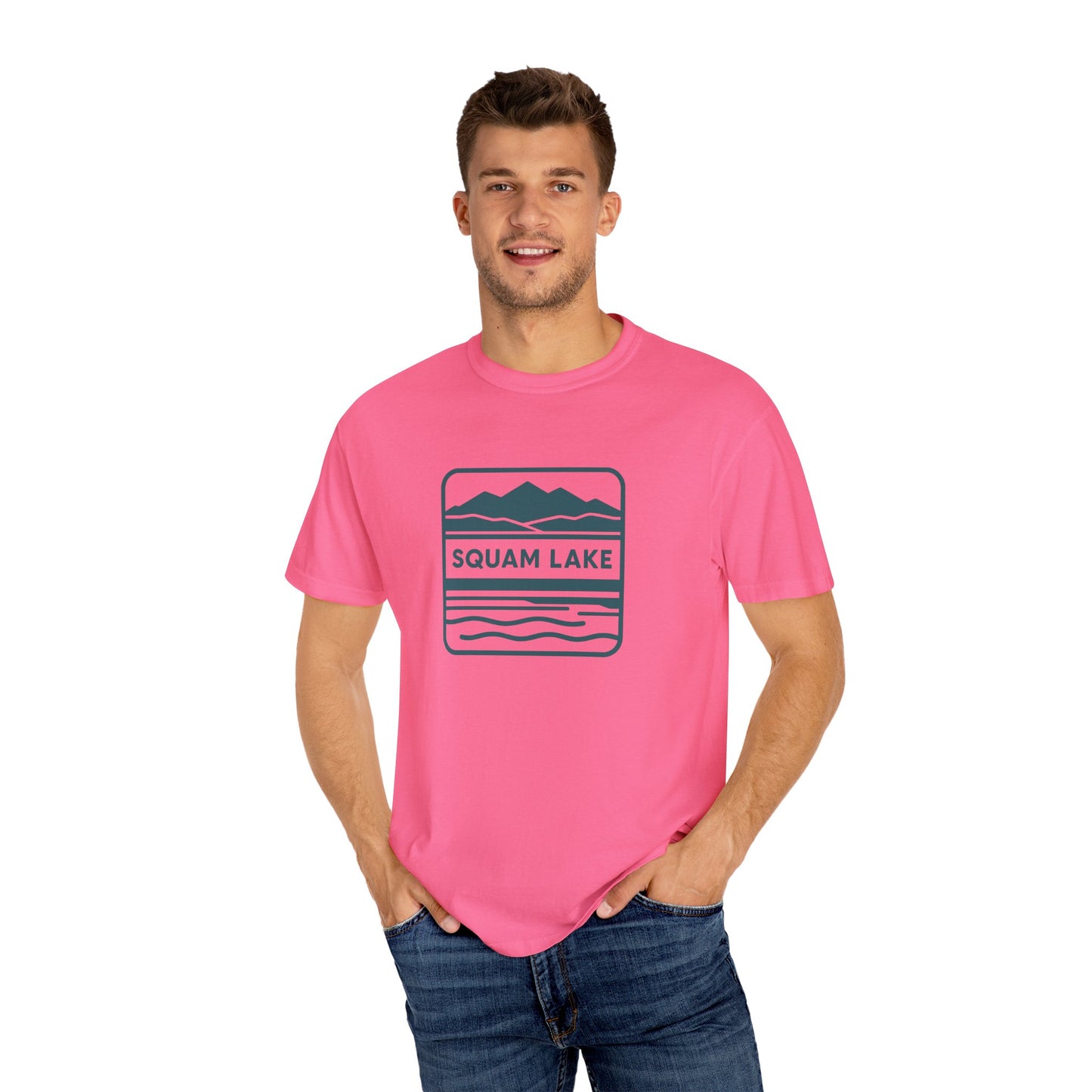 Squam Lake Unisex T-Shirt, Casual Graphic Tee, Nature Lover Gift, Outdoor Adventure Shirt, Vacation Souvenir, Summer Wear