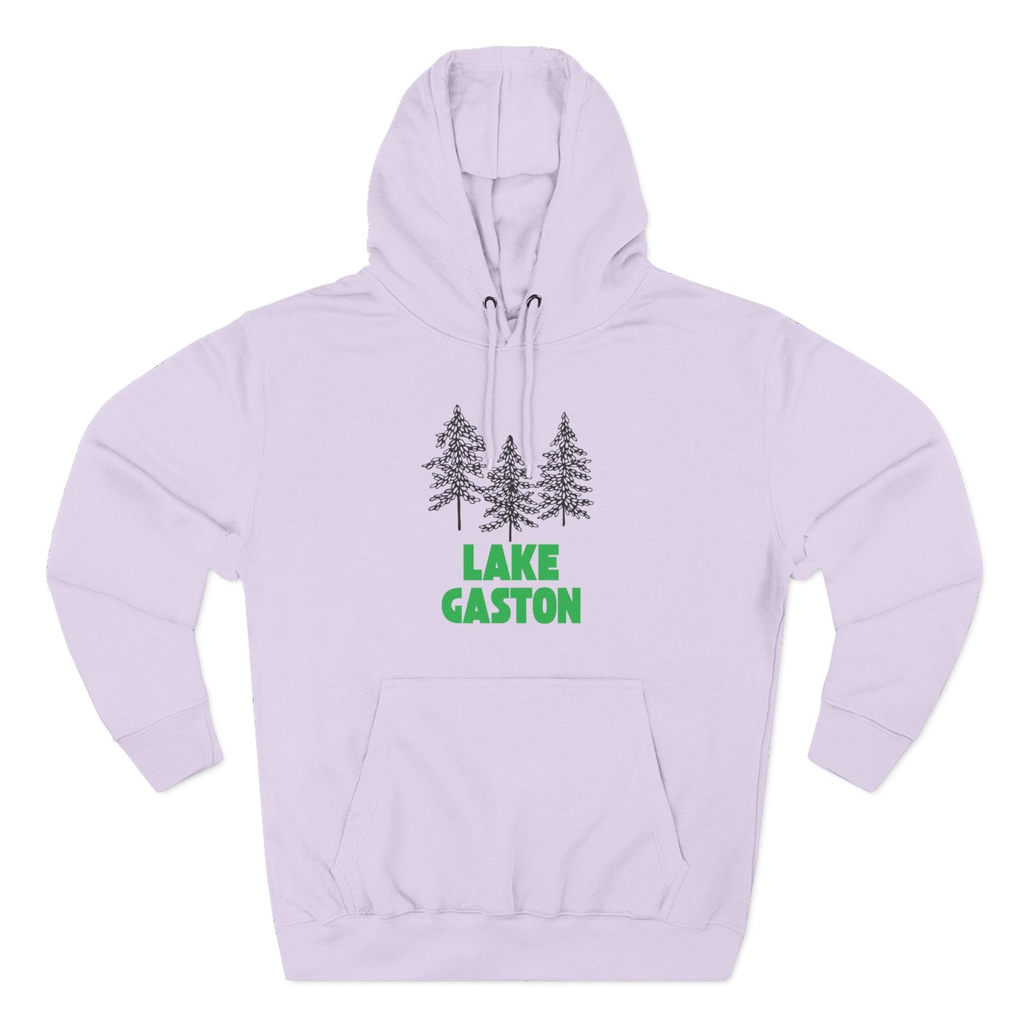 Lake Gaston Fleece Hoodie, Cozy Sweatshirt, Outdoor Adventure Wear, Unique Gift for Lake Lovers, Perfect for Fall and Winter