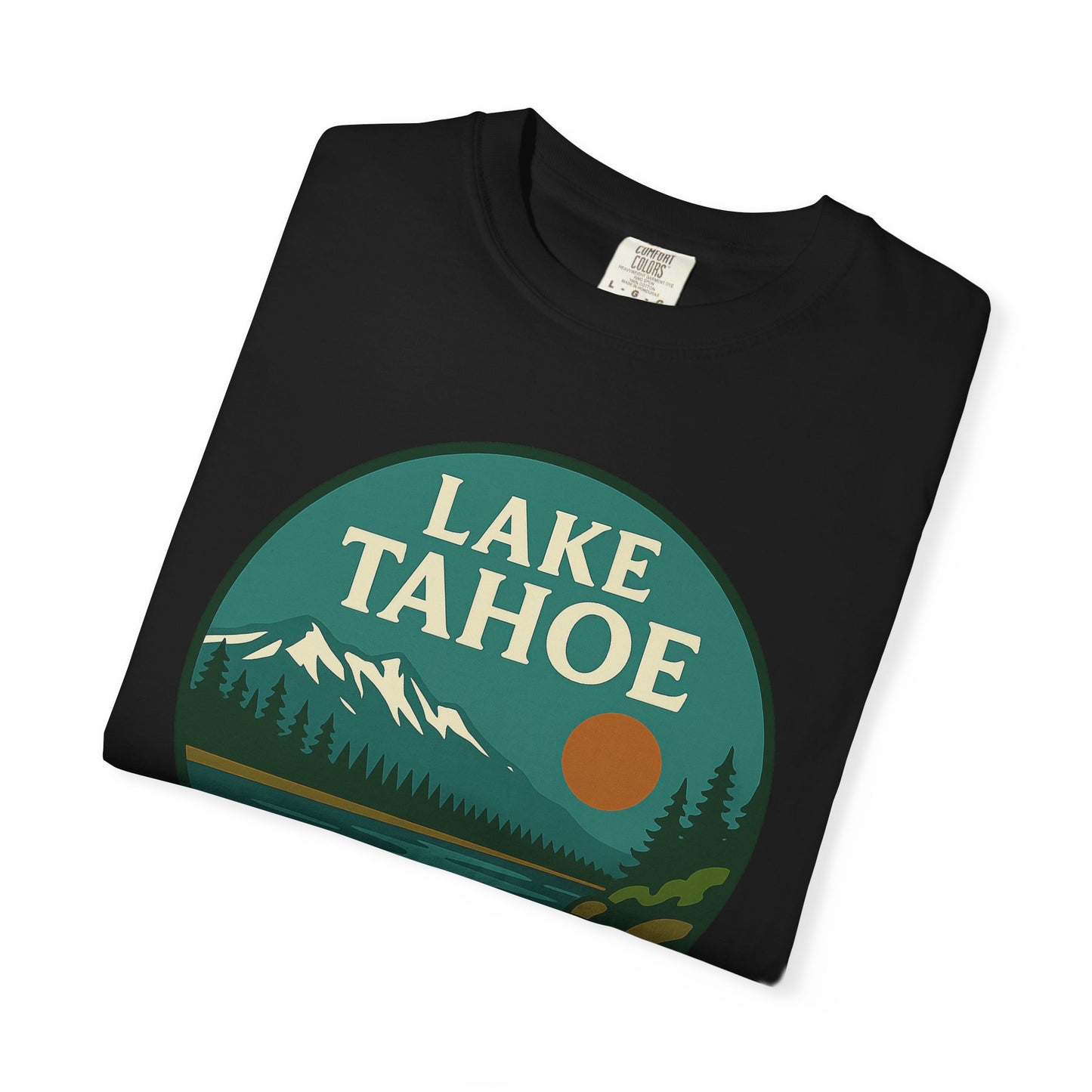 Lake Tahoe Unisex T-Shirt, Casual Graphic Tee, Nature Lover Gift, Outdoor Adventure Shirt, Vacation Souvenir, Summer Wear
