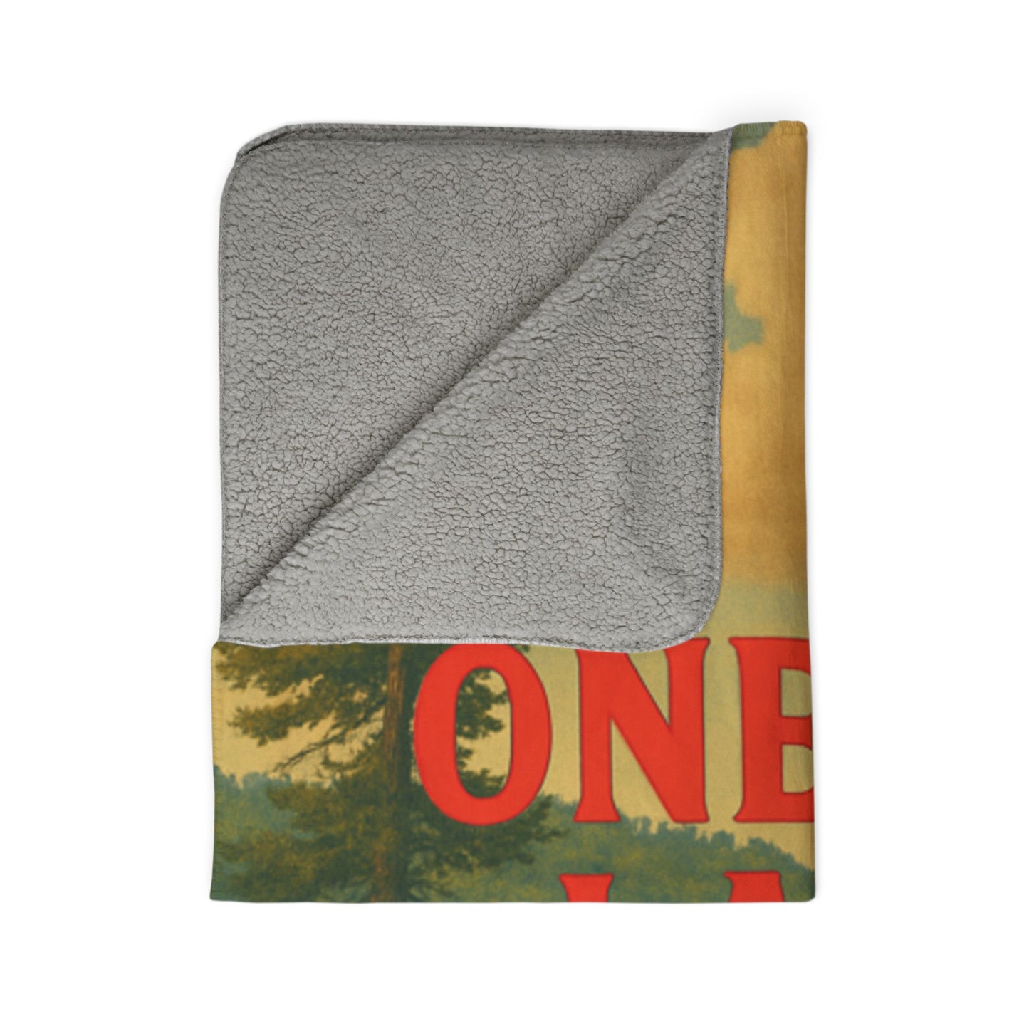 Oneida Lake Fleece Sherpa Blanket