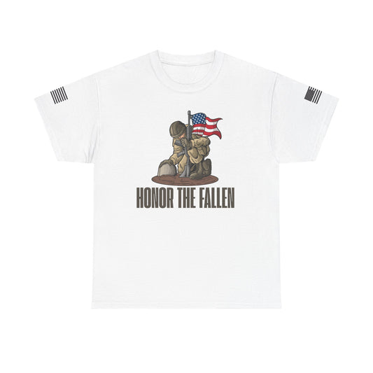 Honor the Fallen Unisex Heavy Cotton Tee, Memorial T-Shirt, Veteran Tribute Shirt, Patriotic Apparel, Independence Day Gift, Honor [...]