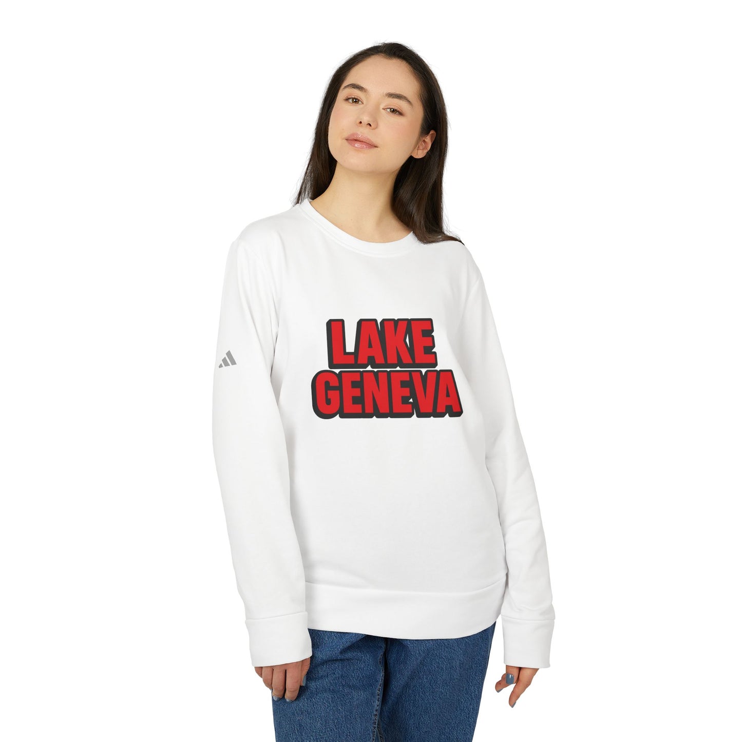 Lake Geneva Adidas Unisex Fleece Crewneck Sweatshirt