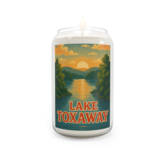Lake Toxaway Soy Candle, Relaxing Home Decor, Gift for Her, Aromatherapy Candle, Summer Vibes