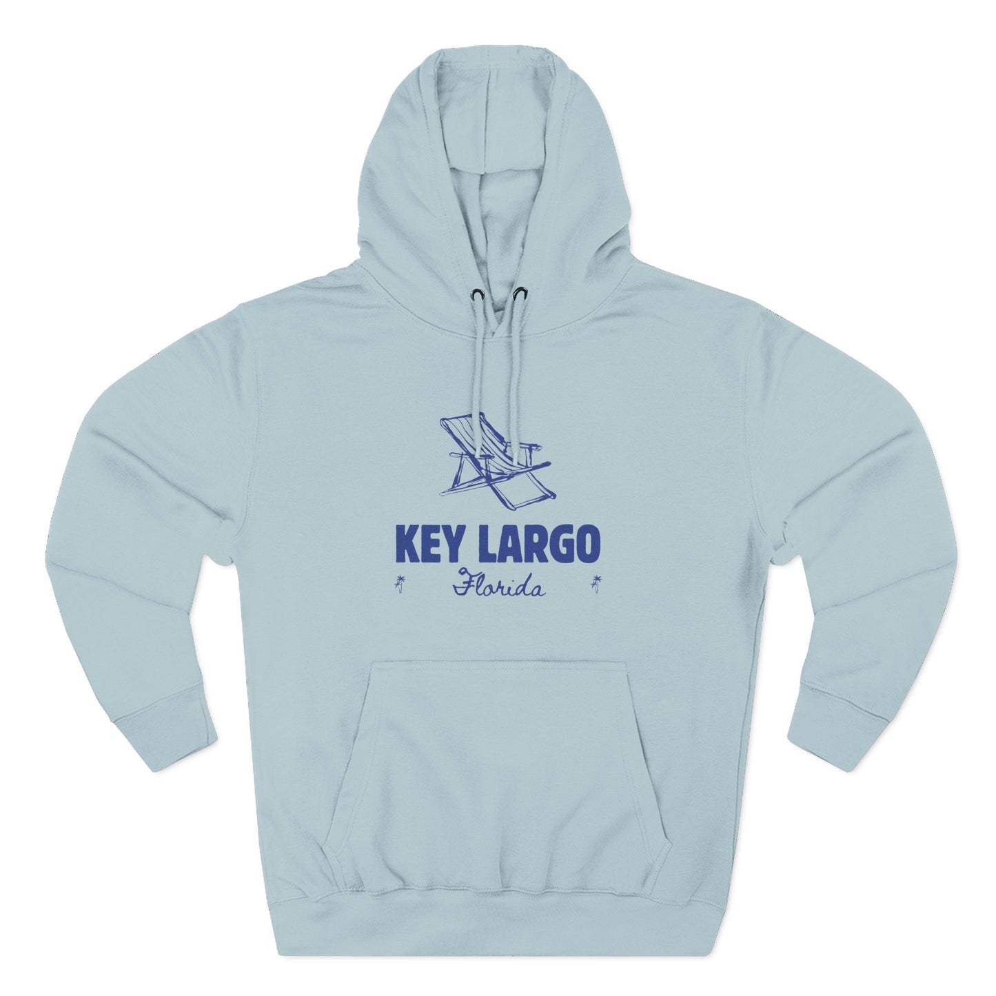 Key Largo Inspired Fleece Hoodie, Casual Wear, Relaxation, Gift for Autumn Lovers, Travel Essential