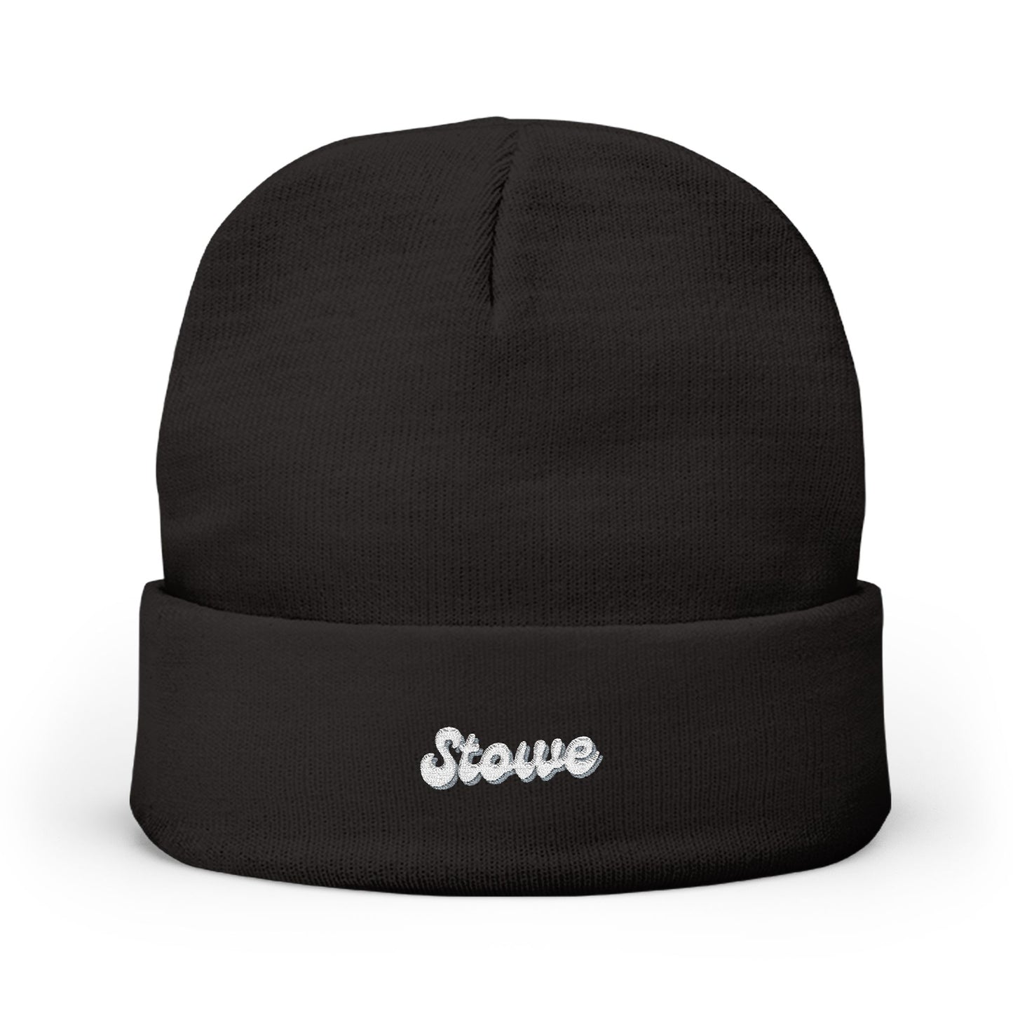 Stowe Cozy Embroidered Knit Beanie | Winter Hat, Casual Fashion Accessory, Gift for Him/Her, Cozy Style, Outdoor Wear