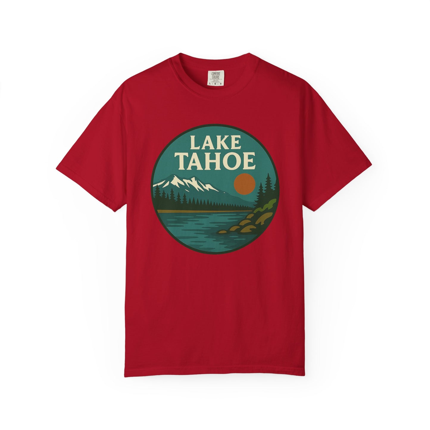 Lake Tahoe Unisex T-Shirt, Casual Graphic Tee, Nature Lover Gift, Outdoor Adventure Shirt, Vacation Souvenir, Summer Wear