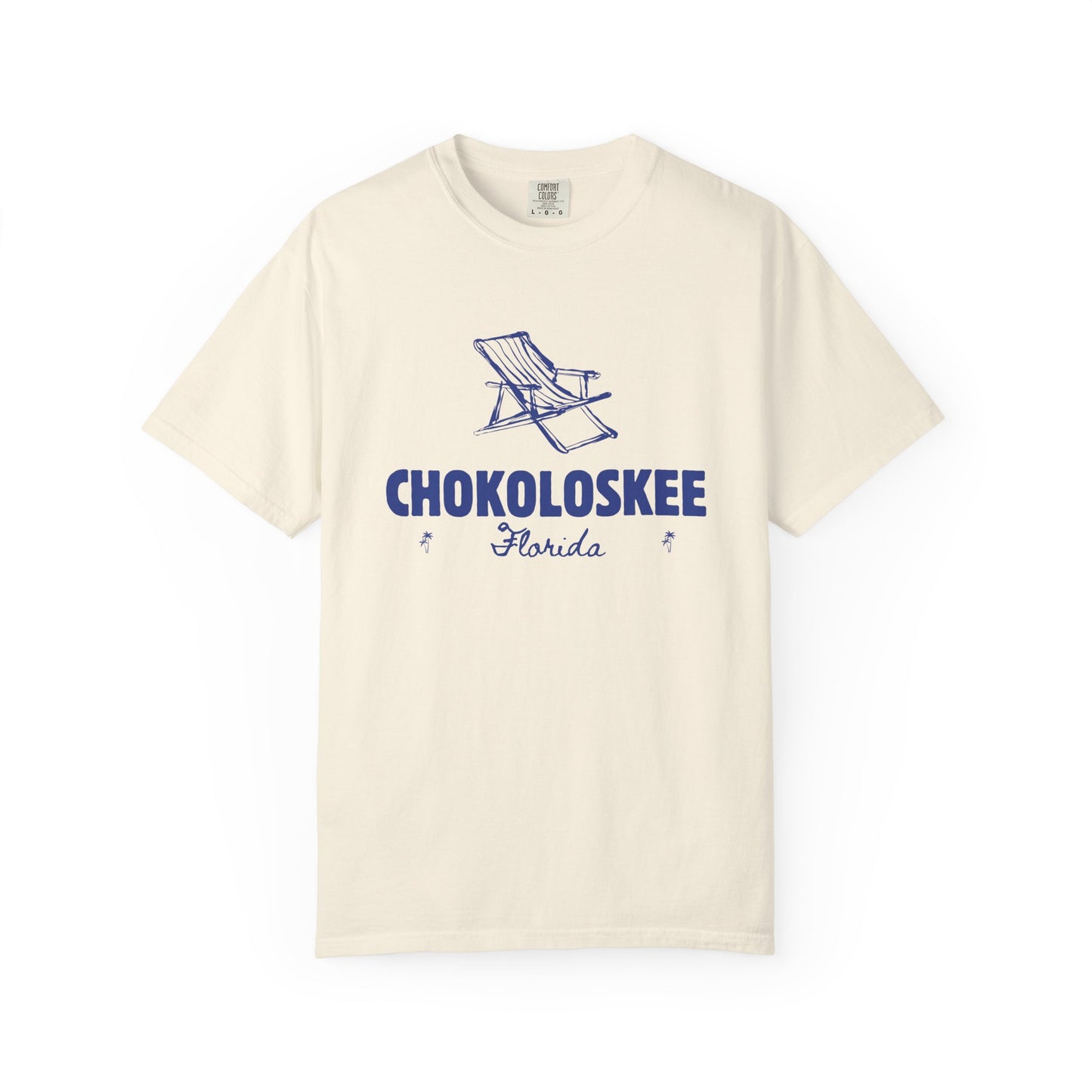 Chokoloskee - Unisex Garment-Dyed T-shirt, Casual Outfit, Gift for Nature Lovers, Vacation Essentials
