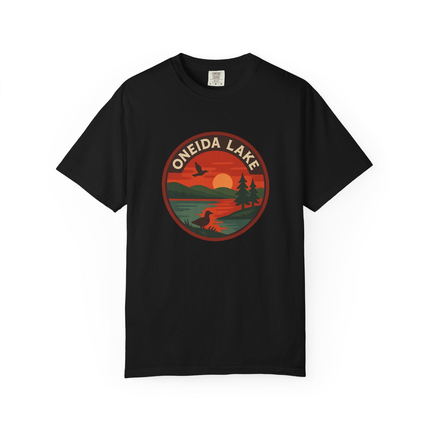 Oneida Lake Unisex Garment-Dyed T-shirt