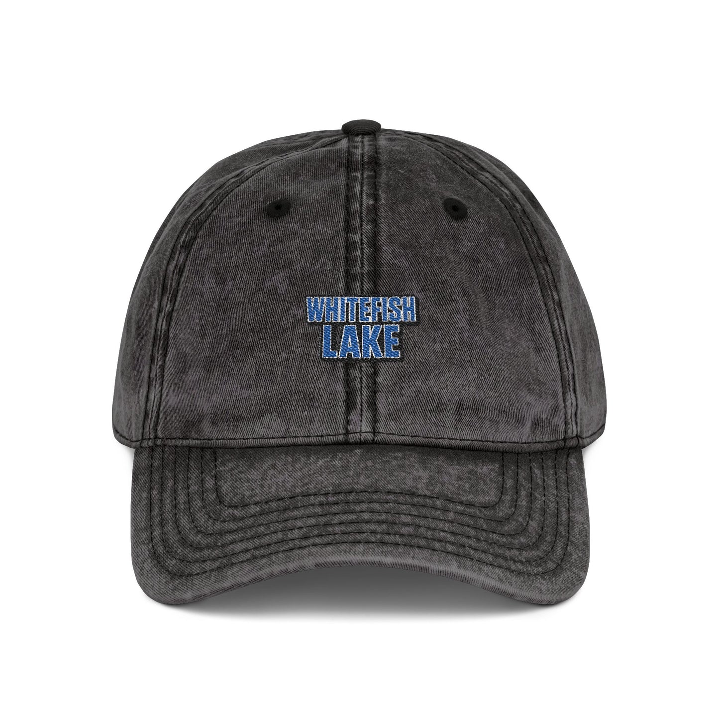 Whitefish Lake Vintage Cap (Embroidery)