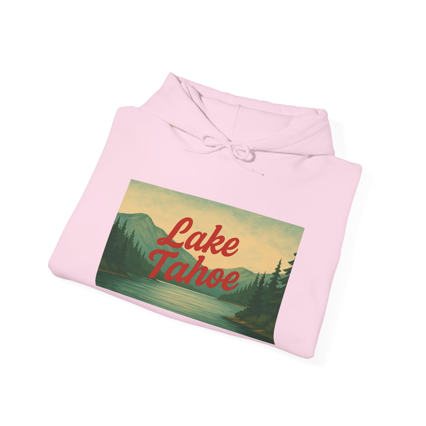 Lake Tahoe Hoodie, Cozy Casual Wear, Unisex Sweatshirt, Lake Lover Gift, Outdoor Adventure Apparel, Summer Retreat Fashion