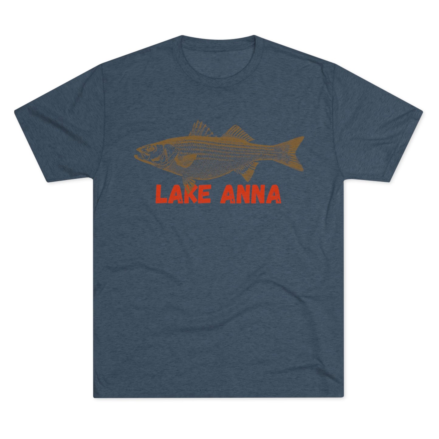Lake Anna Fishing Tee, Unisex Crew Neck Shirt, Summer Lake Apparel, Gift for Fishermen, Outdoor Adventure T-Shirt, Lake House Style