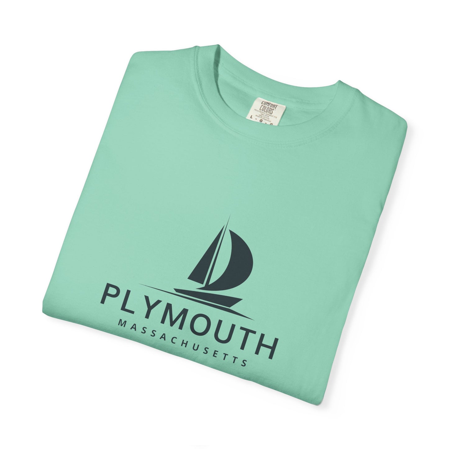 Plymouth - Unisex Garment-Dyed T-shirt, Casual Outfit, Gift for Nature Lovers, Vacation Essentials