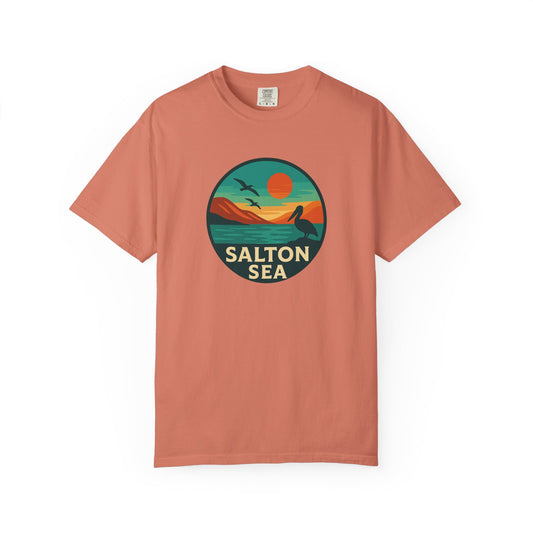 Salton Sea Unisex T-Shirt, Casual Graphic Tee, Nature Lover Gift, Outdoor Adventure Shirt, Vacation Souvenir, Summer Wear