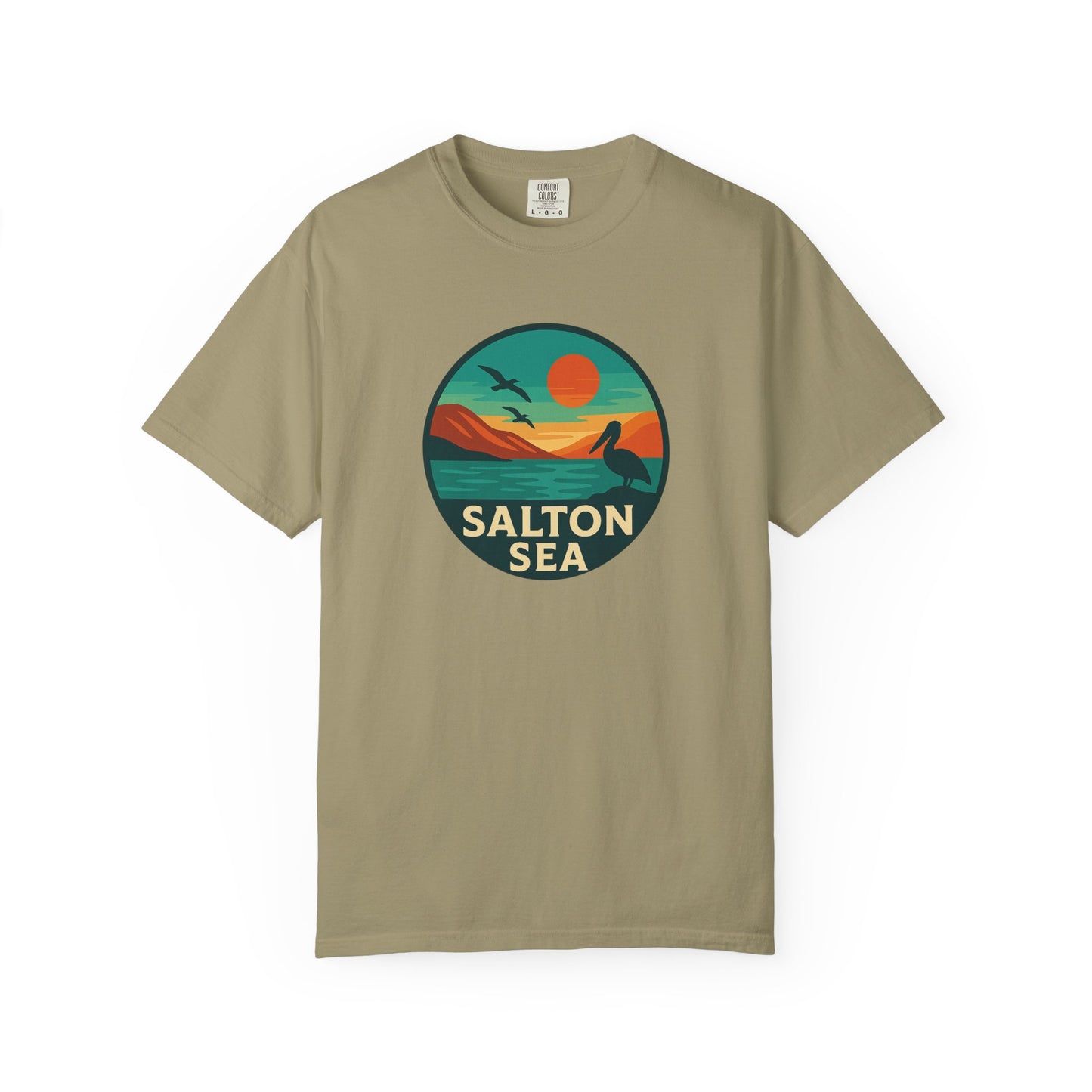 Salton Sea Unisex T-Shirt, Casual Graphic Tee, Nature Lover Gift, Outdoor Adventure Shirt, Vacation Souvenir, Summer Wear