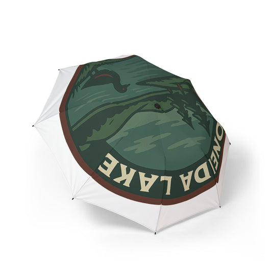 Oneida Lake Semi-Automatic Foldable Umbrella