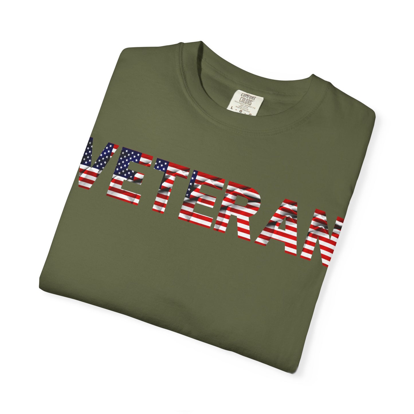 Veteran Pride Garment-Dyed T-Shirt for Unisex, Casual Wear, Memorial Day, Veteran's Day, Patriotic Apparel, Gift for Veterans