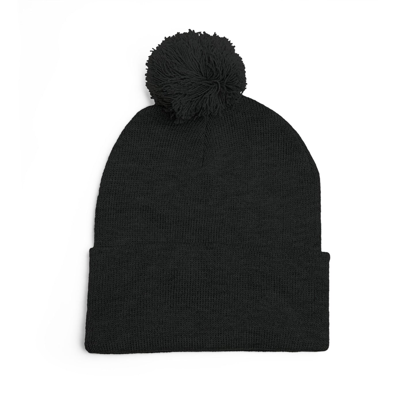 Squam Lake Pom-Pom Knit Cap (Embroidery)