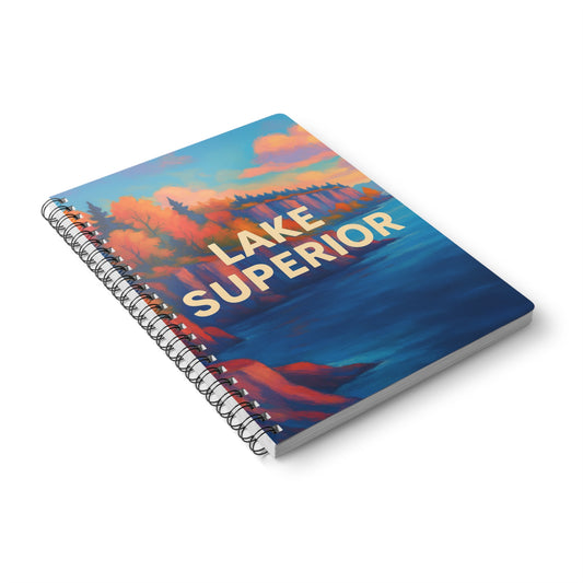 Lake Superior Wirobound Softcover Notebook, A5