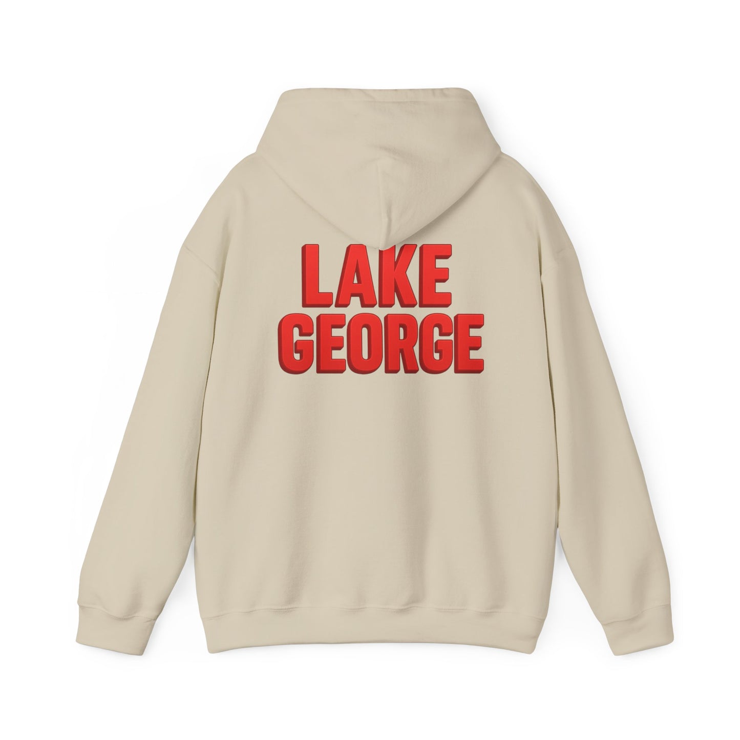 Lake George Hoodie, Cozy Casual Wear, Unisex Sweatshirt, Lake Lover Gift, Outdoor Adventure Apparel, Summer Retreat Fashion