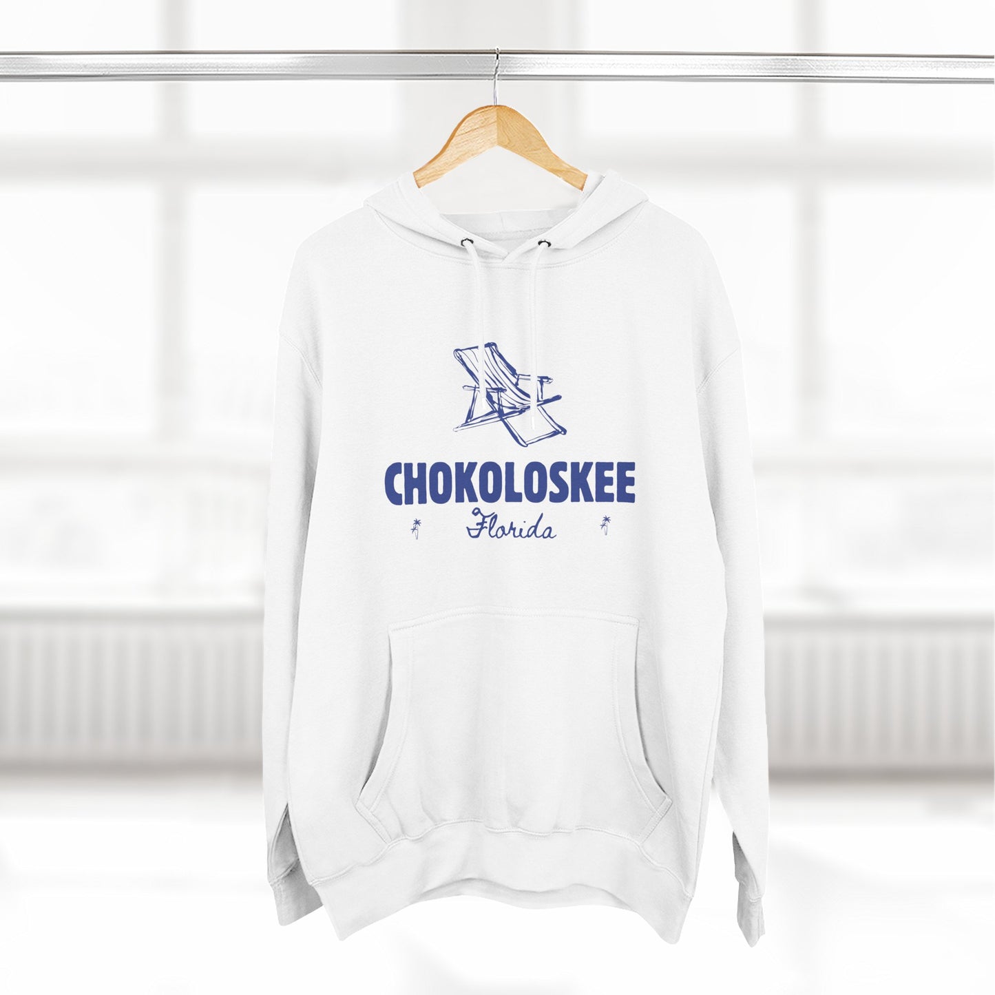 Chokoloskee Inspired Fleece Hoodie, Casual Wear, Relaxation, Gift for Autumn Lovers, Travel Essential
