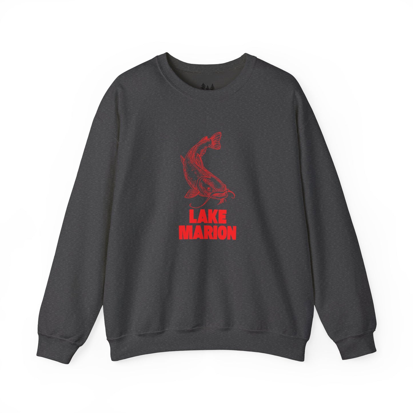 Lake Marion Fishing Sweatshirt, Cozy Crewneck, Perfect for Outdoorsy Lovers, Casual Wear, Gift for Nature Enthusiasts, Lake Life Apparel