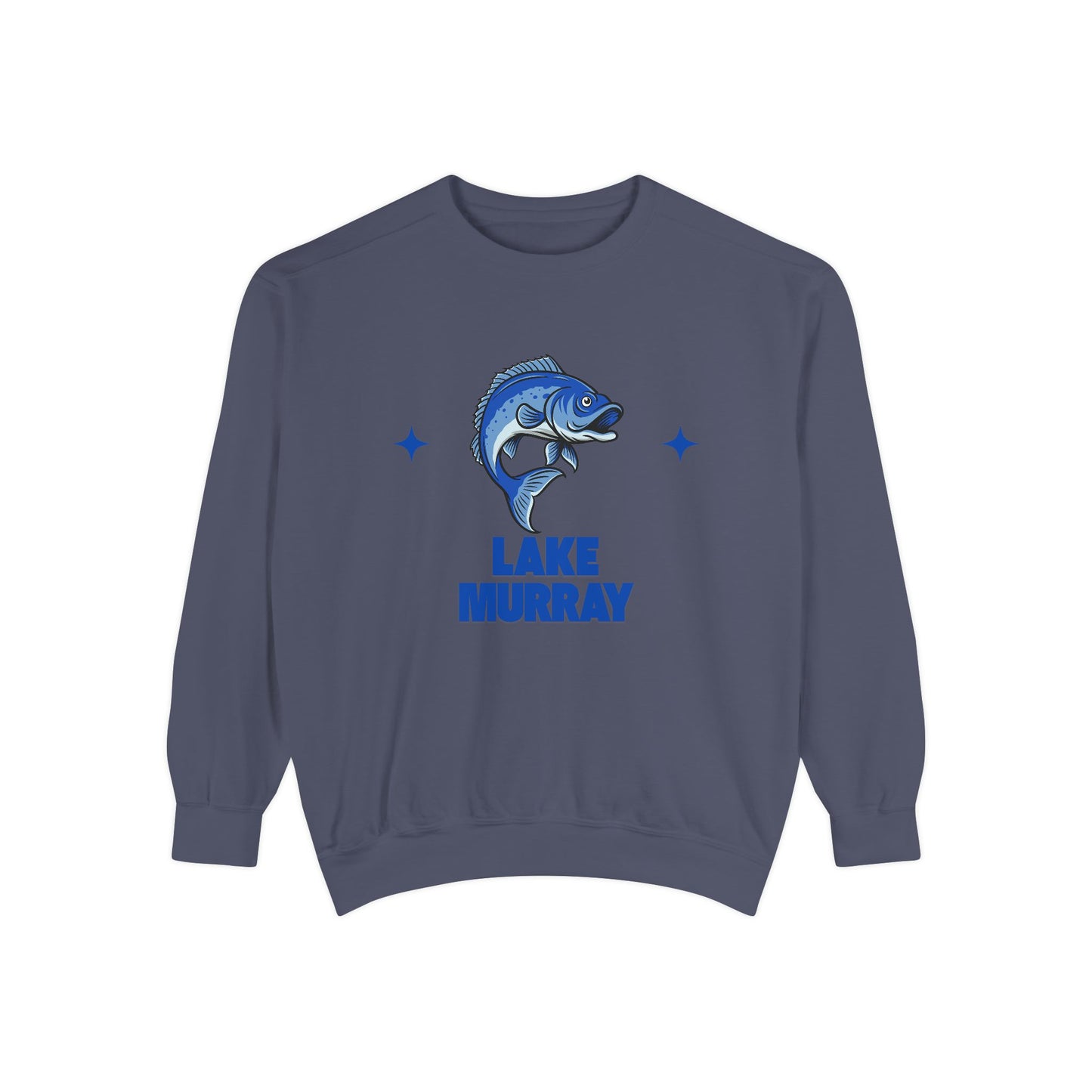 Lake Murray Fish Design Unisex Sweatshirt | Cozy Fishing Apparel, Casual Wear, Gift for Anglers, Lake Day Outfit, Nature Lovers Sweatshirt