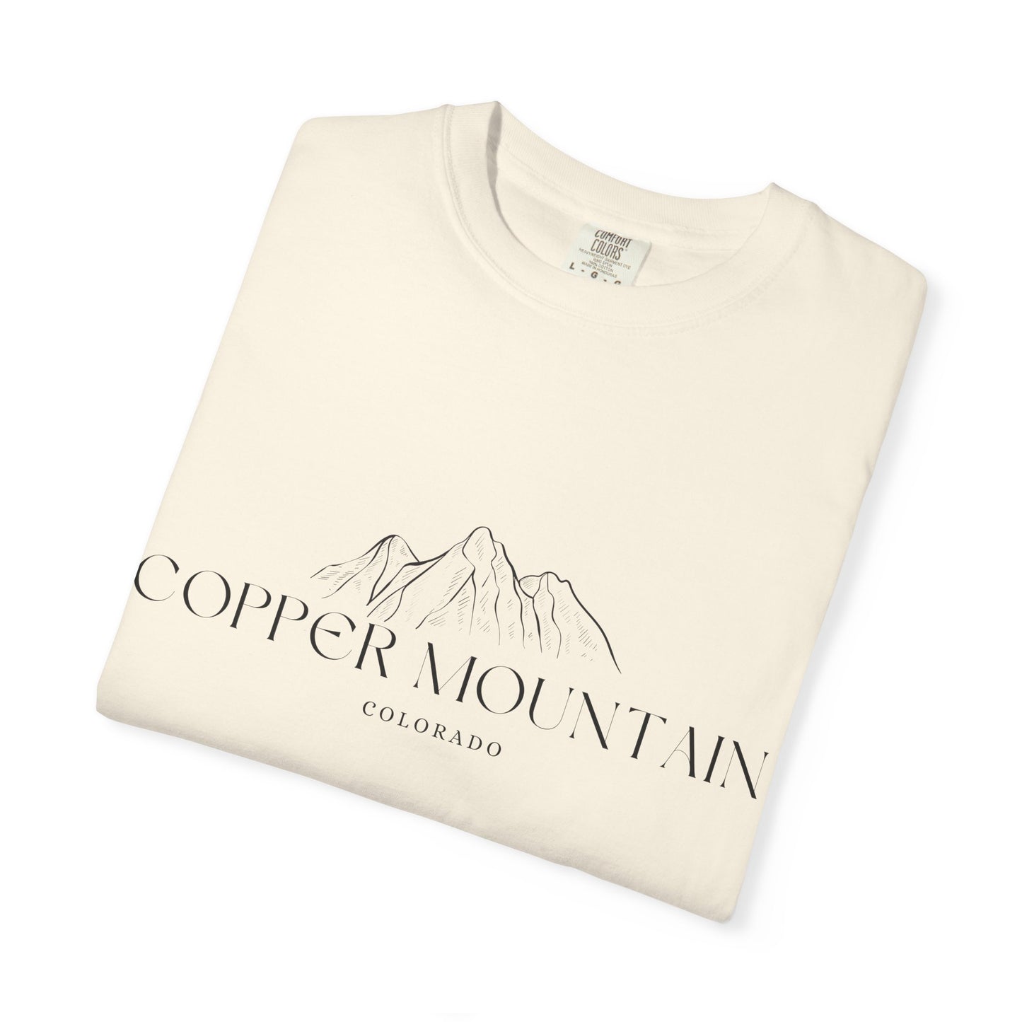 Copper Mountain - Unisex Garment-Dyed T-shirt, Casual Outfit, Gift for Nature Lovers, Vacation Essentials