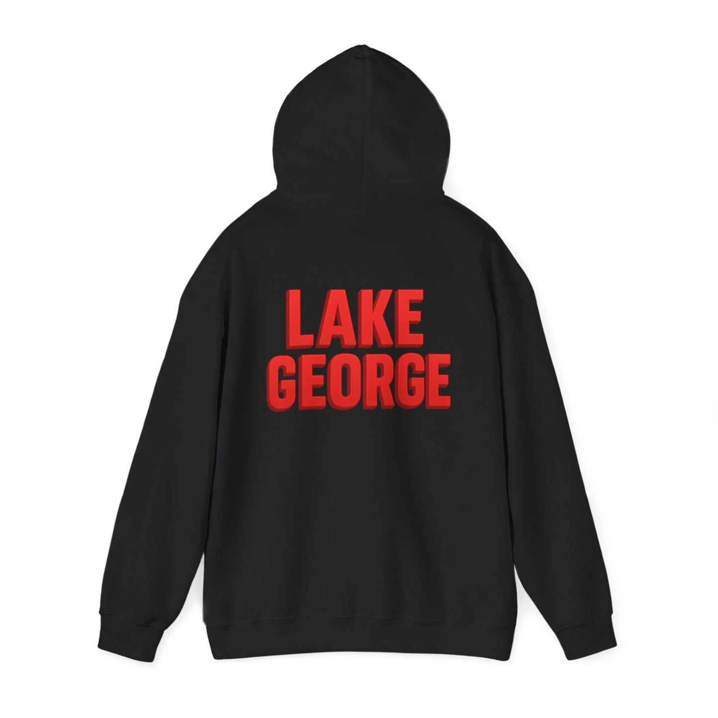 Lake George Hoodie, Cozy Casual Wear, Unisex Sweatshirt, Lake Lover Gift, Outdoor Adventure Apparel, Summer Retreat Fashion