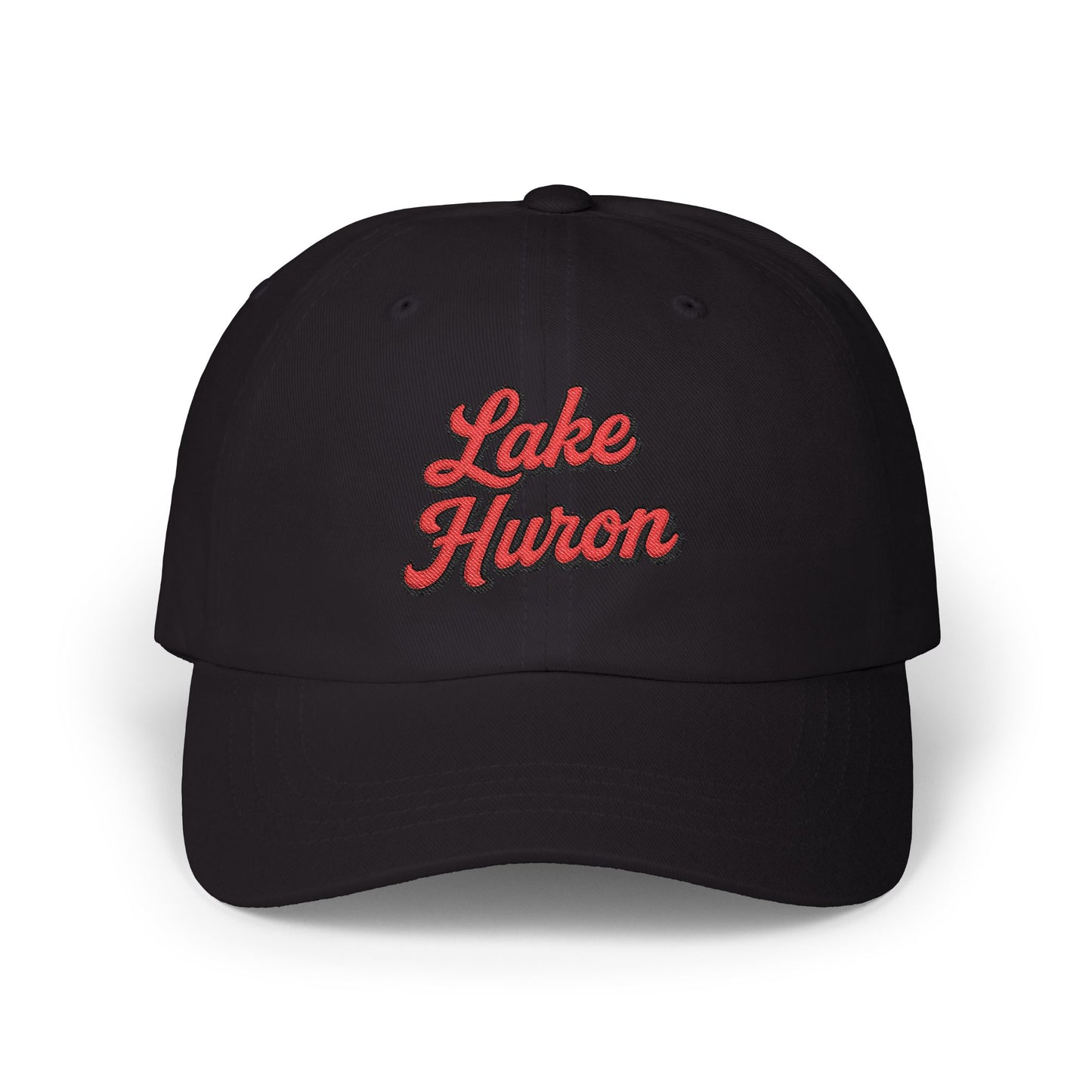 Lake Huron Stylish Dad Cap, Casual Summer Hat, Outdoor Accessory, Gift for Father's Day, Boating Trip Gear, Everyday Wear