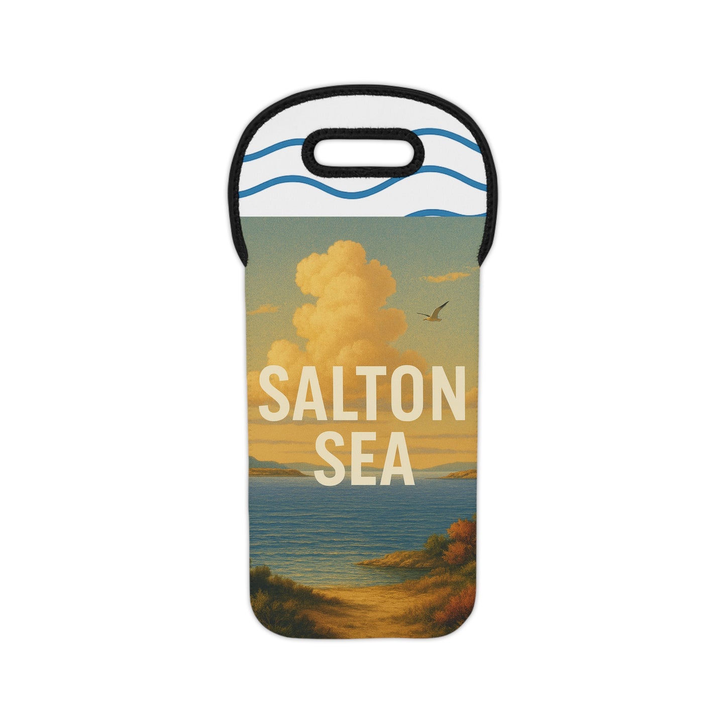 Salton Sea Wine Tote Bag