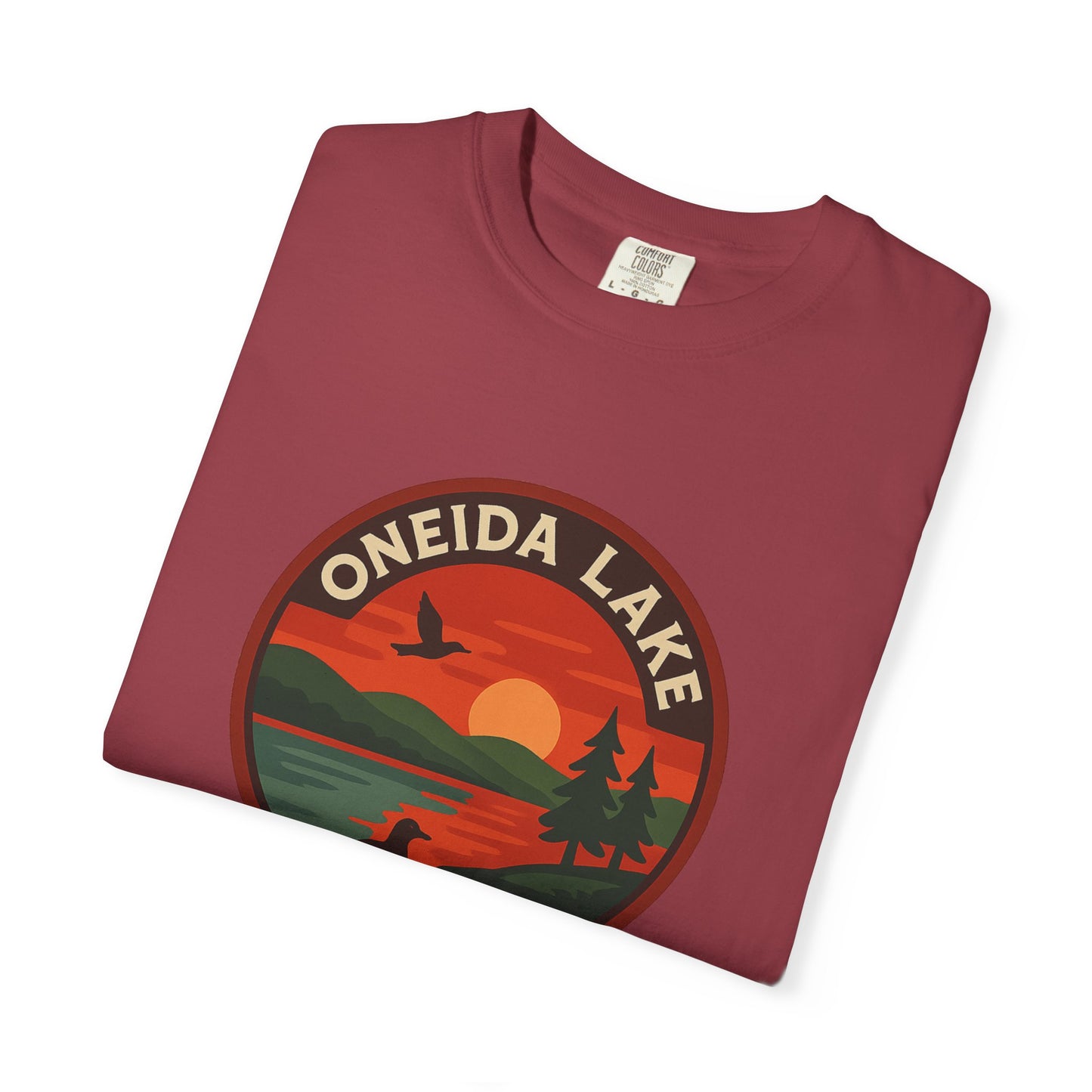 Oneida Lake Unisex Garment-Dyed T-shirt