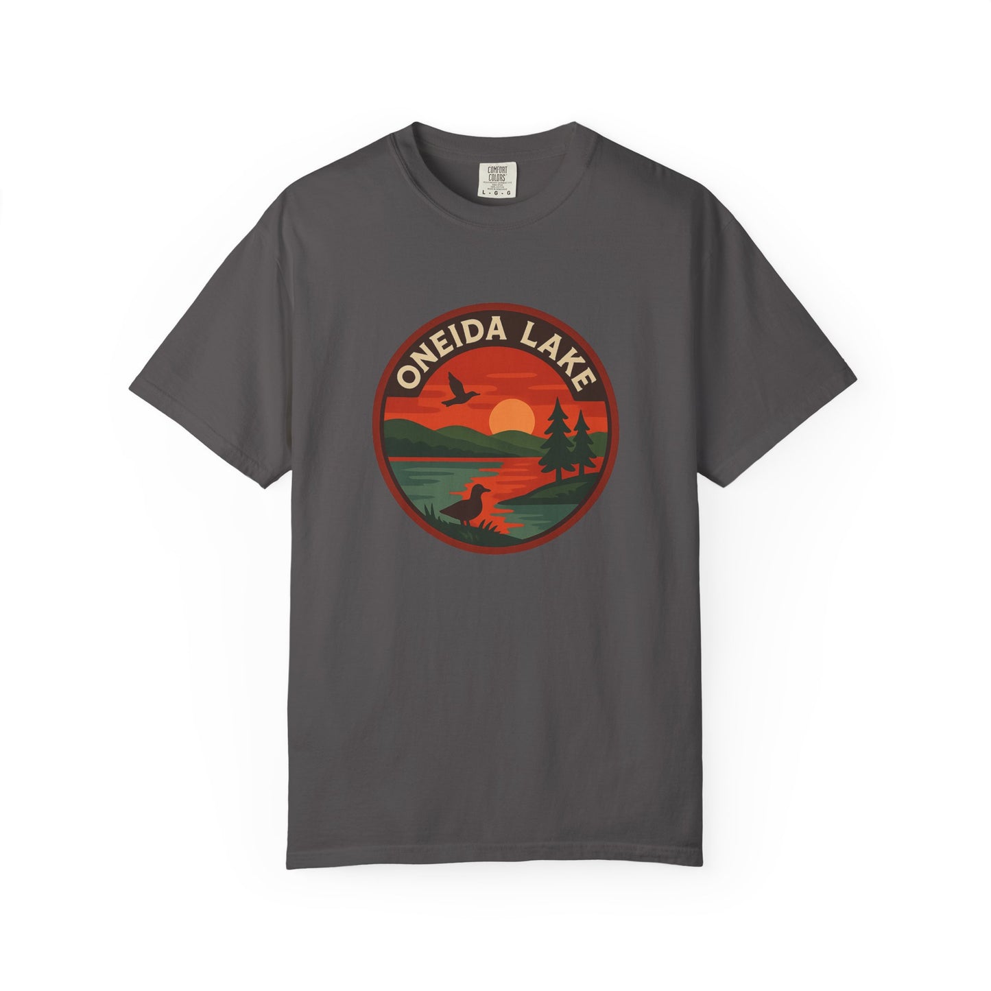 Oneida Lake Unisex Garment-Dyed T-shirt