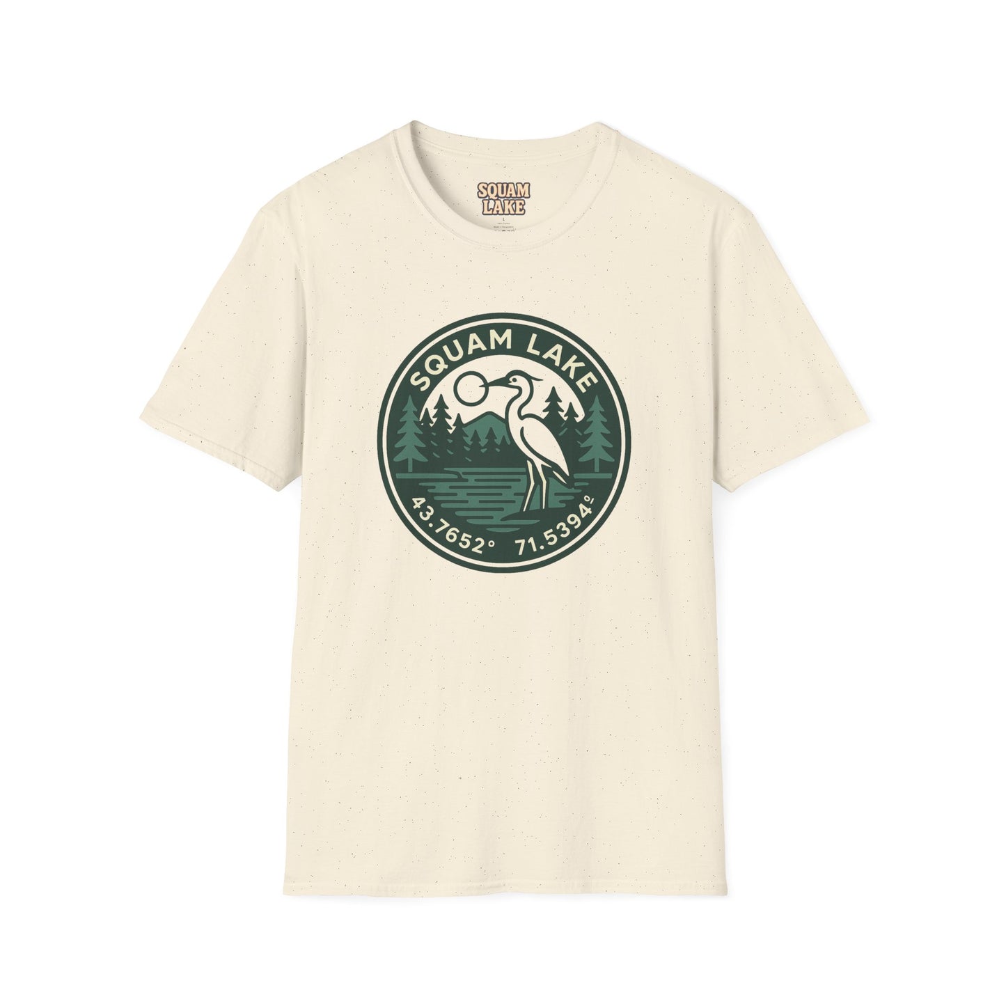 Squam Lake Nature Unisex Softstyle T-Shirt | Eco-Friendly Gift, Outdoor Adventure Shirt, Nature Lover Tee, Vintage Lake Apparel, [...]