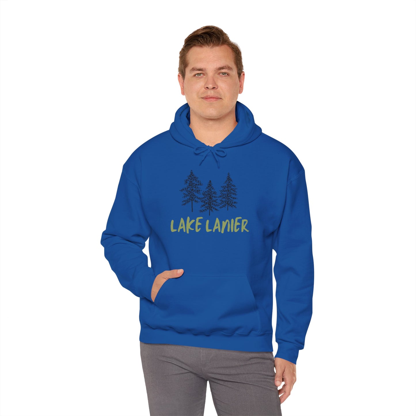 Lake Lanier Hoodie, Cozy Unisex Sweatshirt, Nature Lover Gift, Lake House Apparel, Perfect for Outdoors, Summer Vibes, Travel Wear