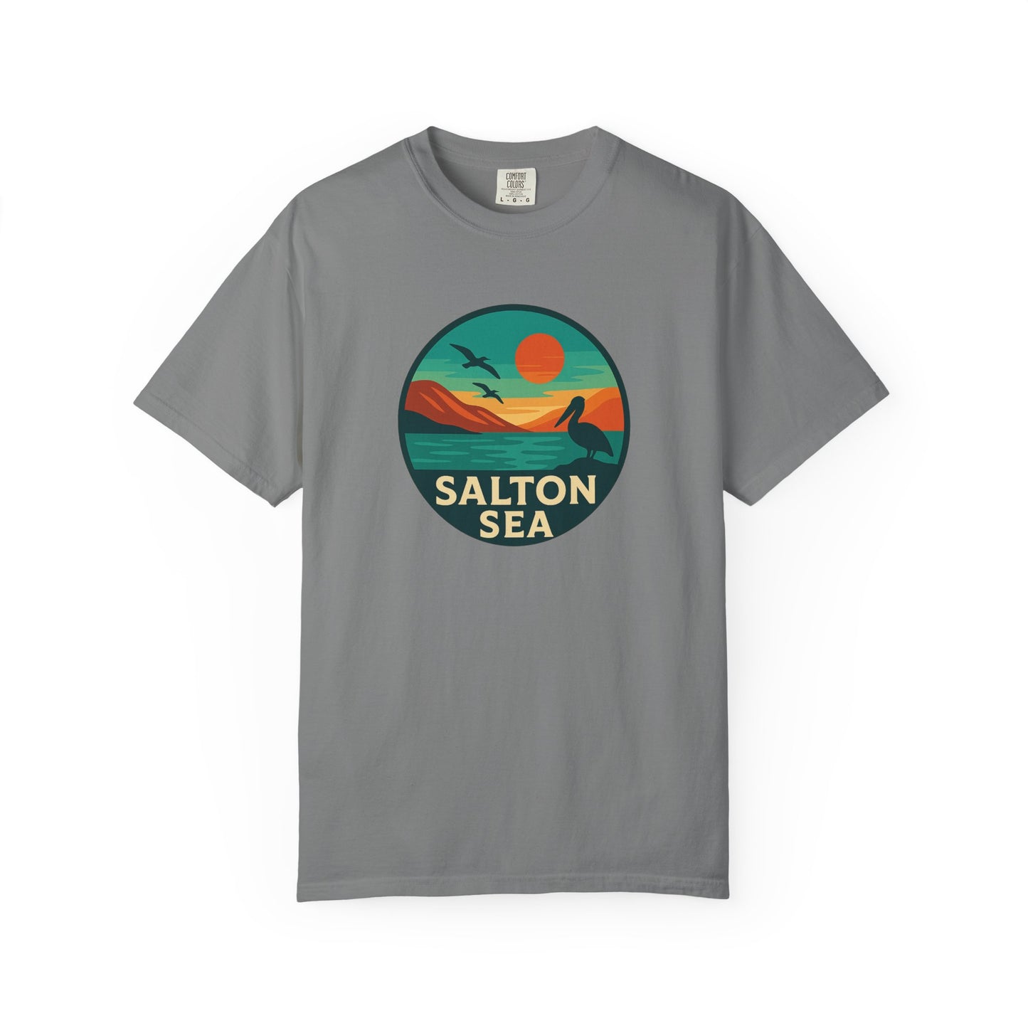 Salton Sea Unisex T-Shirt, Casual Graphic Tee, Nature Lover Gift, Outdoor Adventure Shirt, Vacation Souvenir, Summer Wear
