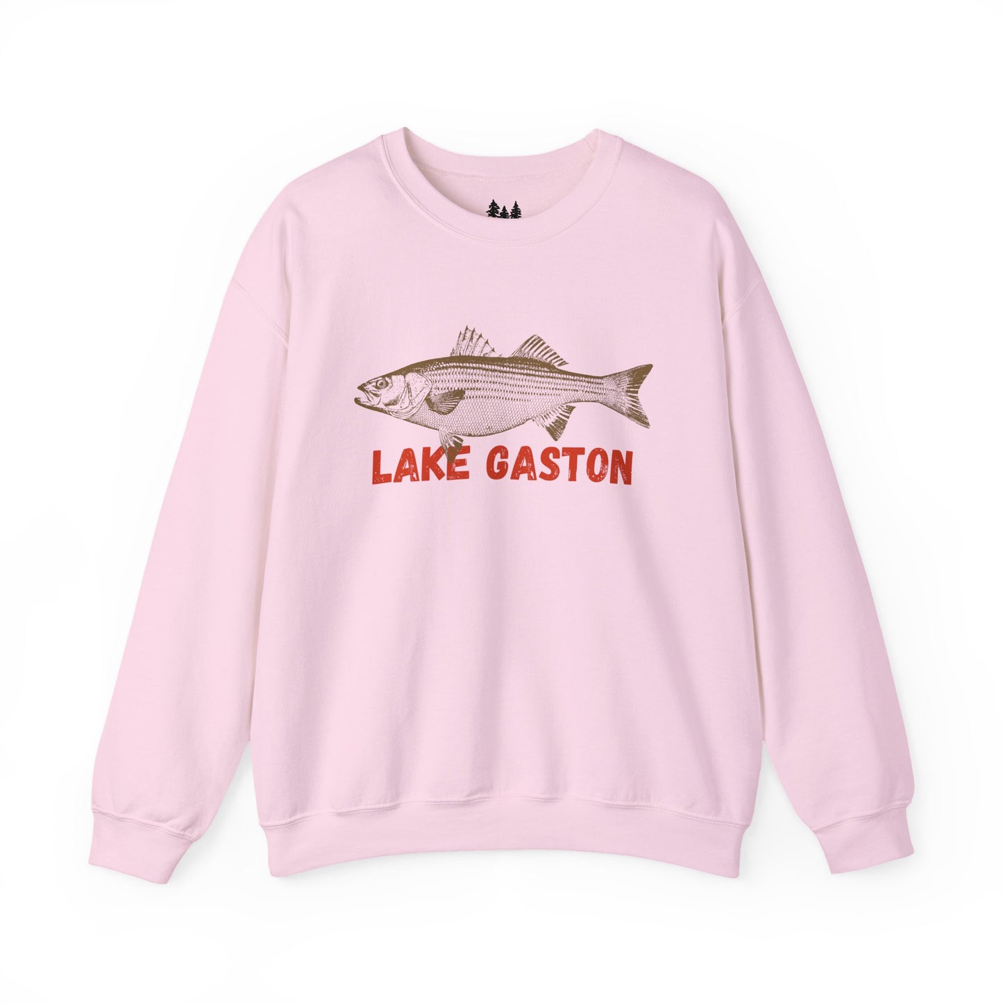 Lake Gaston Fishing Sweatshirt, Unisex Crewneck, Casual Wear, Gift for Fishermen, Outdoor Apparel, Lake House Cozy
