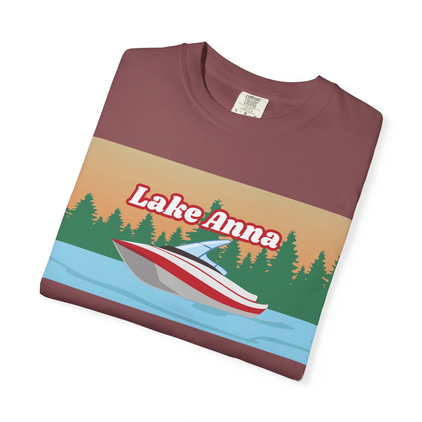 Lake Anna Relaxed Unisex T-Shirt, Summer Vibes Tee, Outdoor Adventure Shirt, Lake Life Apparel, Gift for Nature Lovers, Vacation Wear
