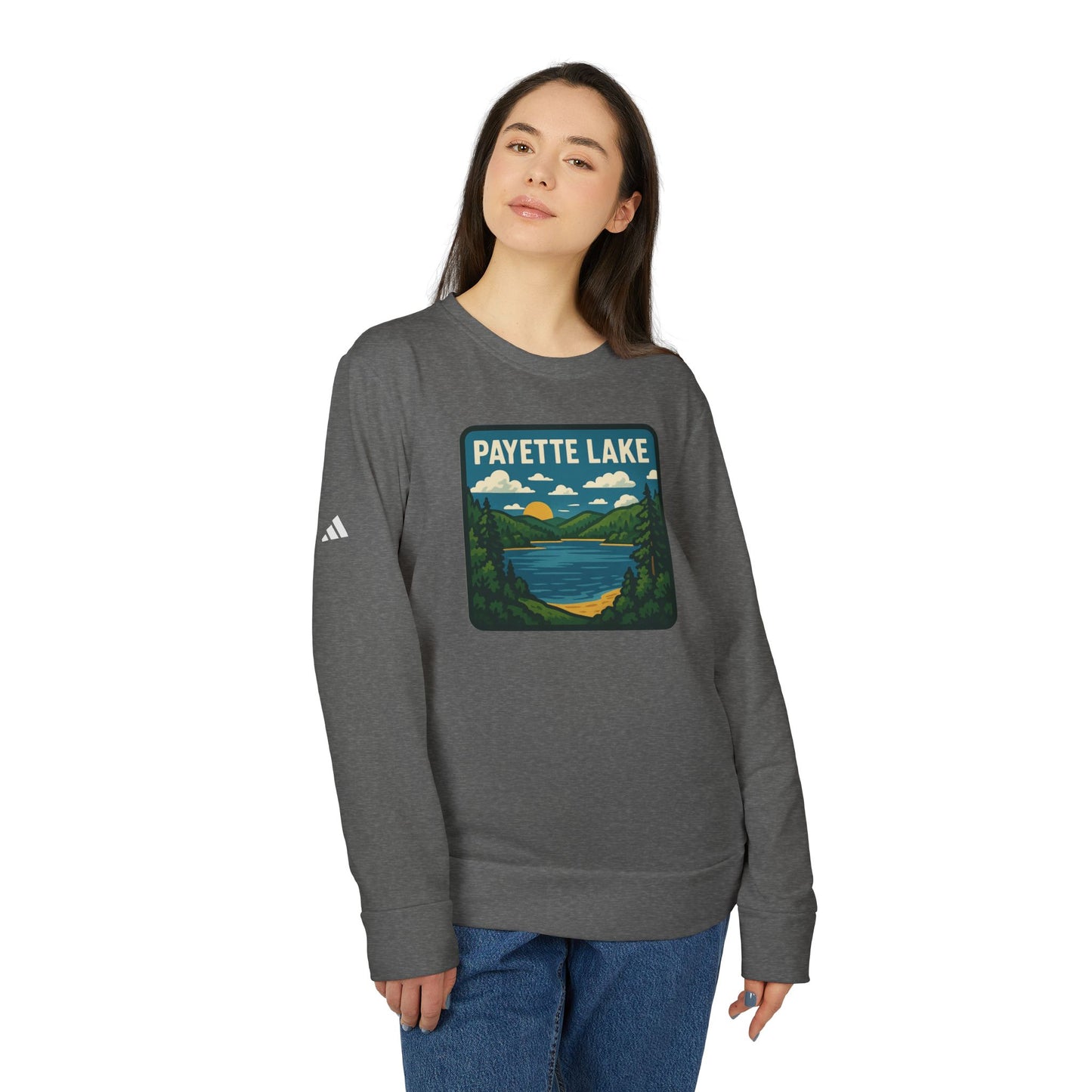 Payette Lake Adidas Unisex Fleece Crewneck Sweatshirt