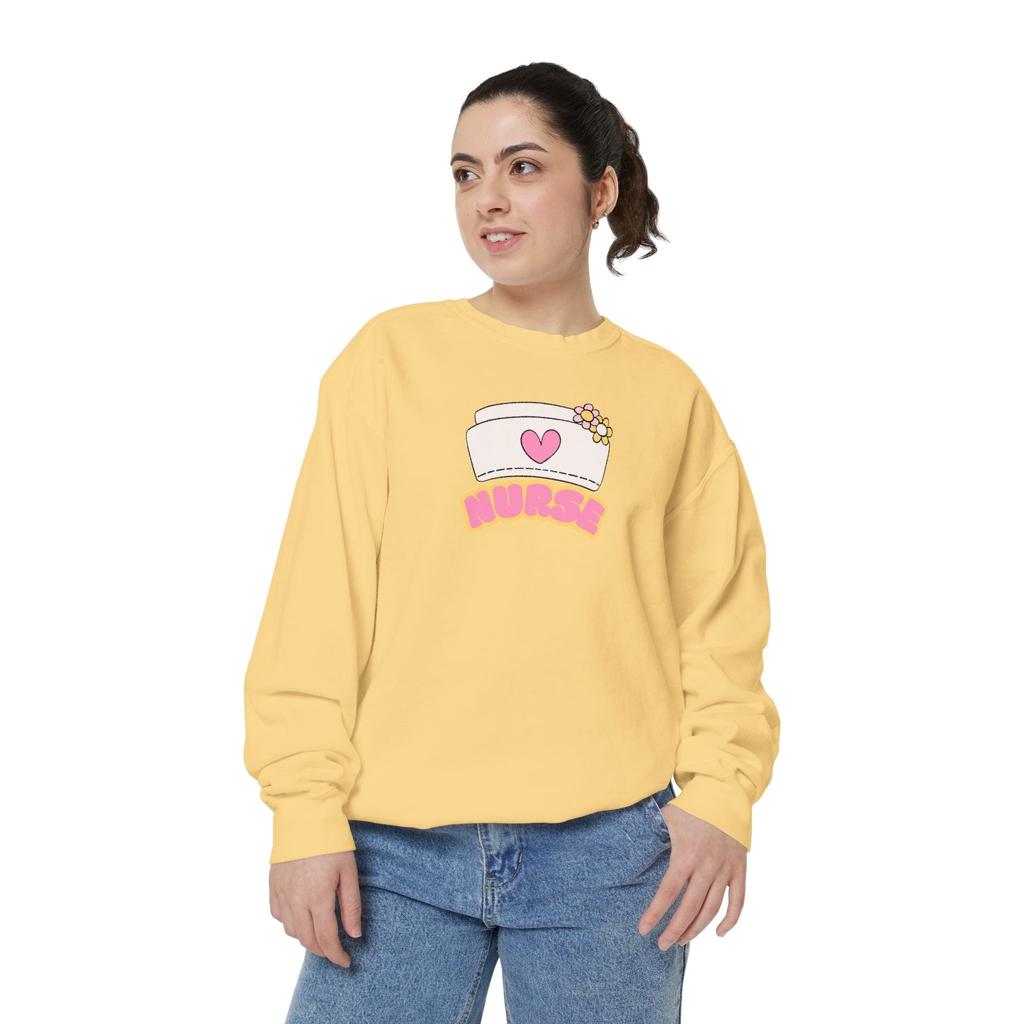 Nurse Love Sweatshirt, Cozy Gift for Healthcare Workers, Unique Gift for Nurses, Casual Medical Apparel, Nurse Appreciation