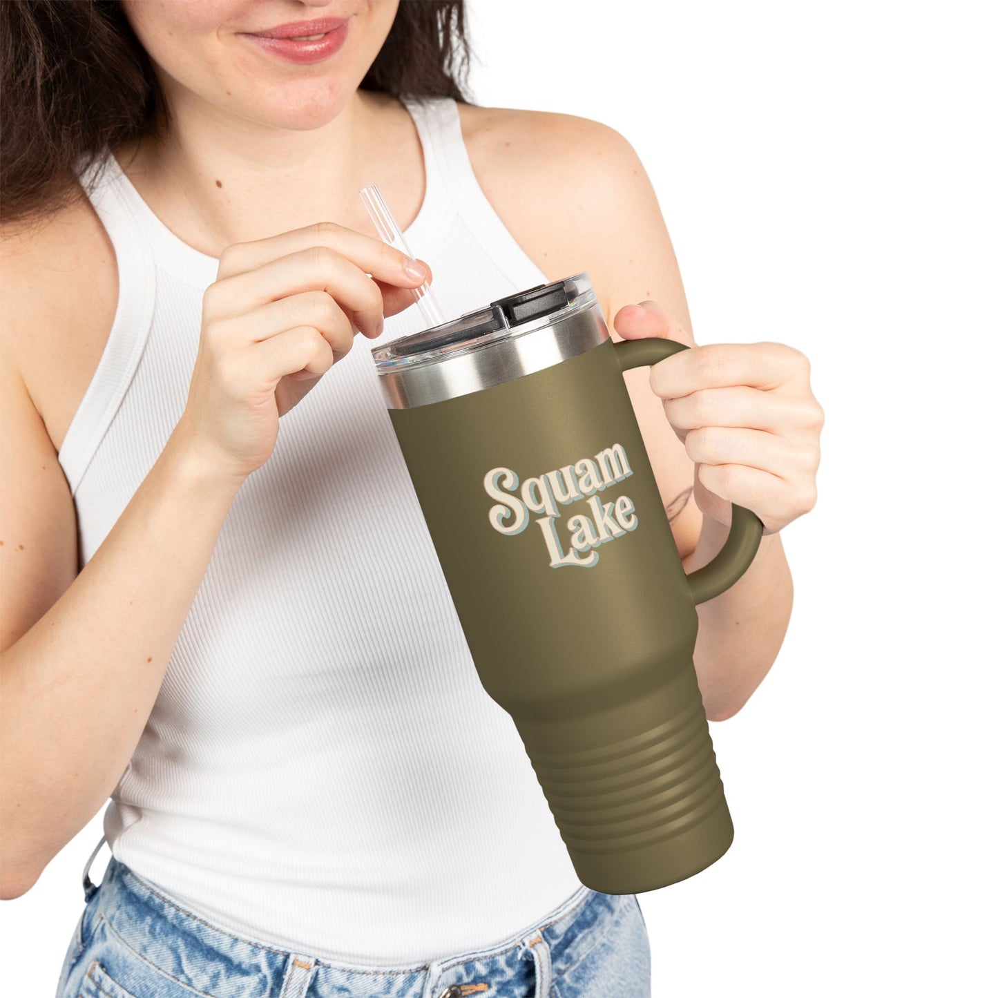 Insulated Travel Mug - Perfect for Outdoor Adventures, Road Trips, Holidays, Squam Lake Escapes, Camping Gear, Hydration on-the-go