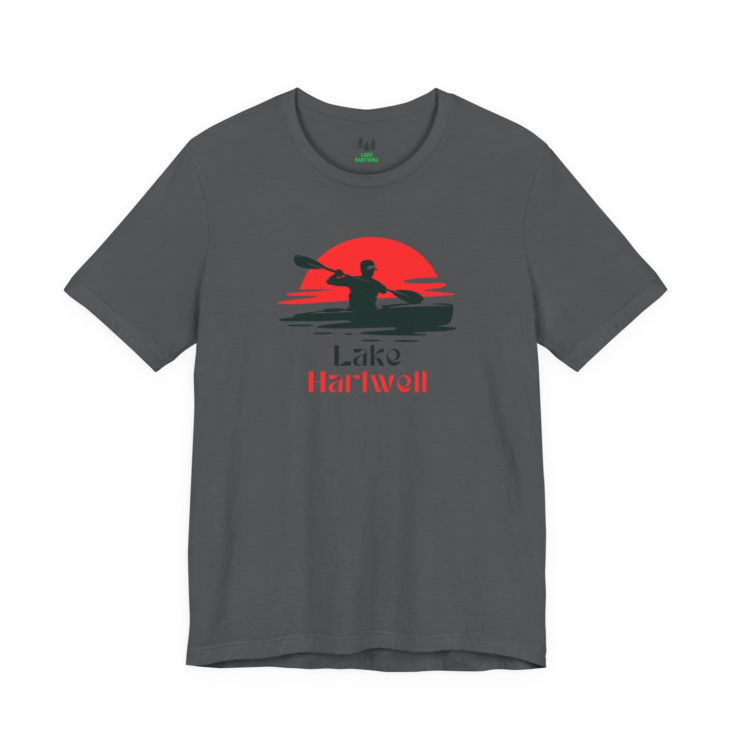 Lake Hartwell Tee - Kayaking Graphic Unisex Jersey Short Sleeve Shirt, Outdoor Adventure Gift, Summer Vibes, Lake Lover Apparel