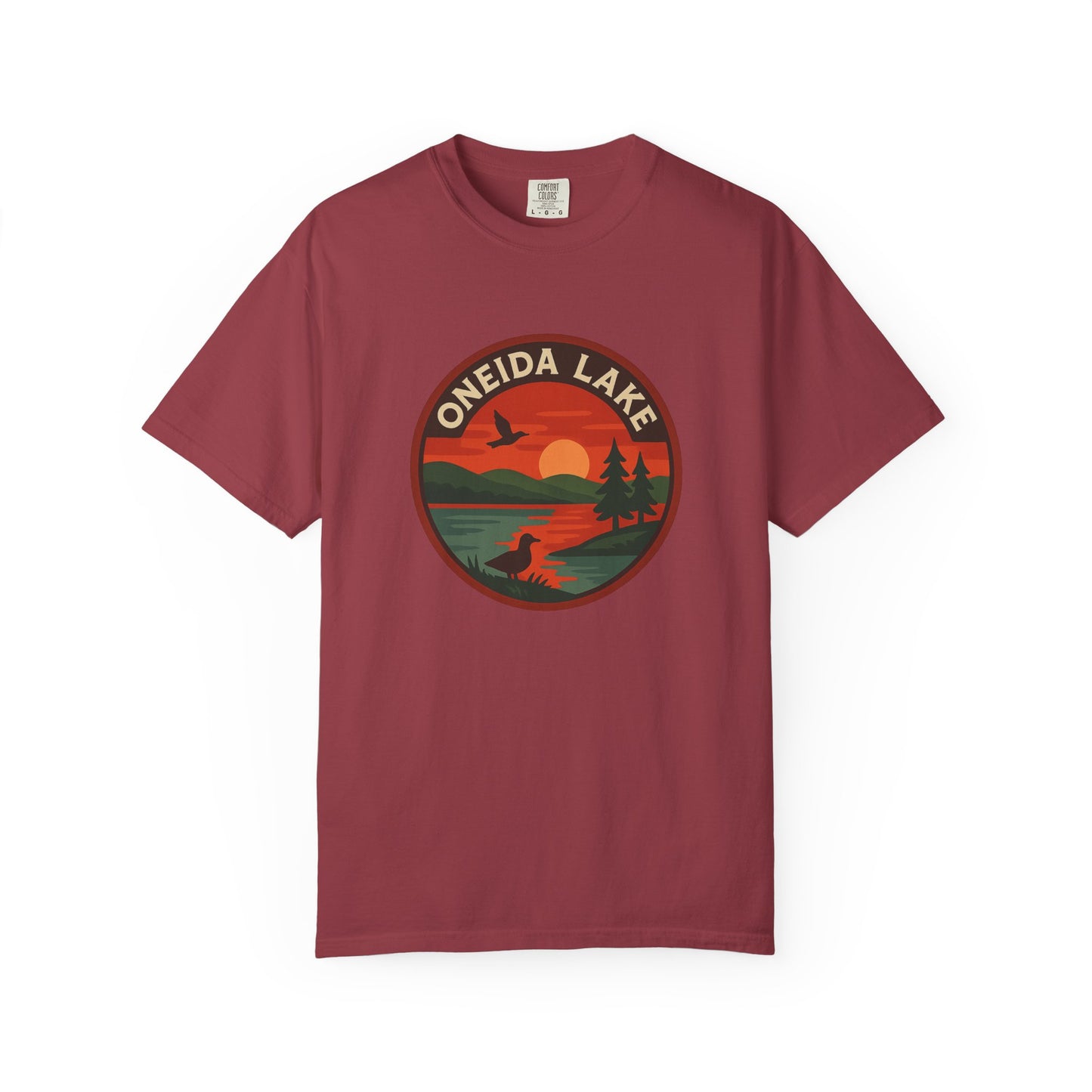 Oneida Lake Unisex Garment-Dyed T-shirt