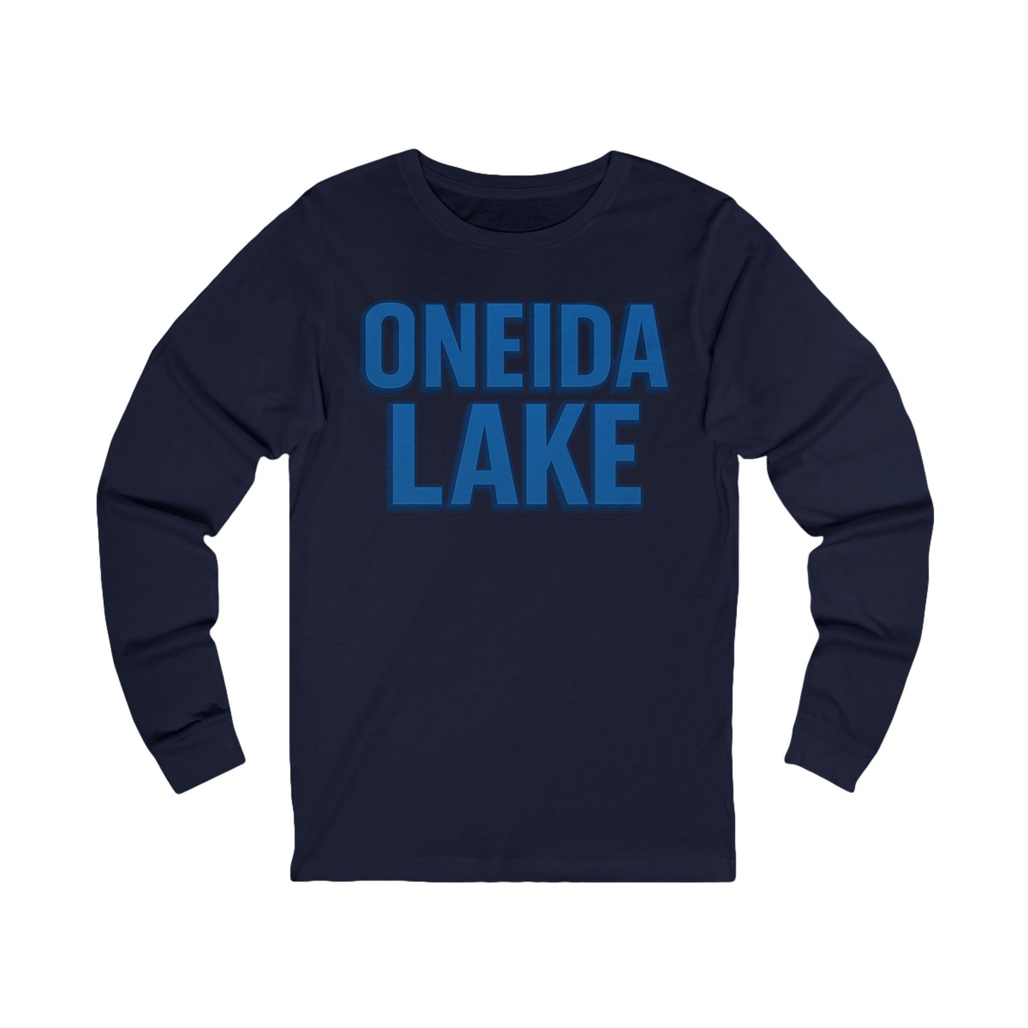 Oneida Lake Long Sleeve Tee, Cozy Unisex Shirt for Outdoor Lovers, Perfect for Lake Days, Casual Wear, Gift Idea