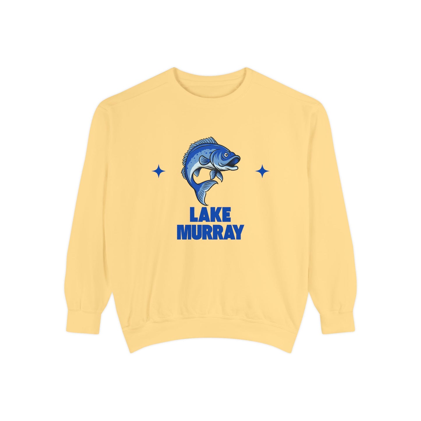 Lake Murray Fish Design Unisex Sweatshirt | Cozy Fishing Apparel, Casual Wear, Gift for Anglers, Lake Day Outfit, Nature Lovers Sweatshirt