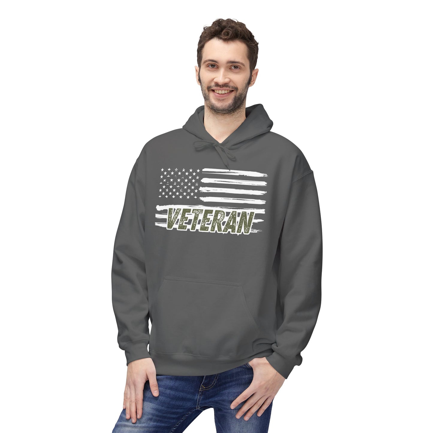 Veteran American Flag Fleece Hoodie | Unisex Military Apparel | Perfect for Veterans Day, Memorial Day, Patriotic Gifts, Casual Wear, [...]