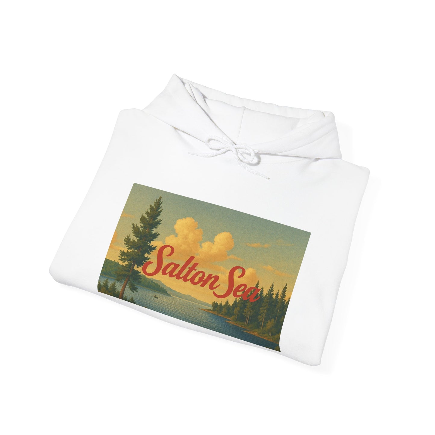 Salton Sea Hoodie, Cozy Casual Wear, Unisex Sweatshirt, Lake Lover Gift, Outdoor Adventure Apparel, Summer Retreat Fashion