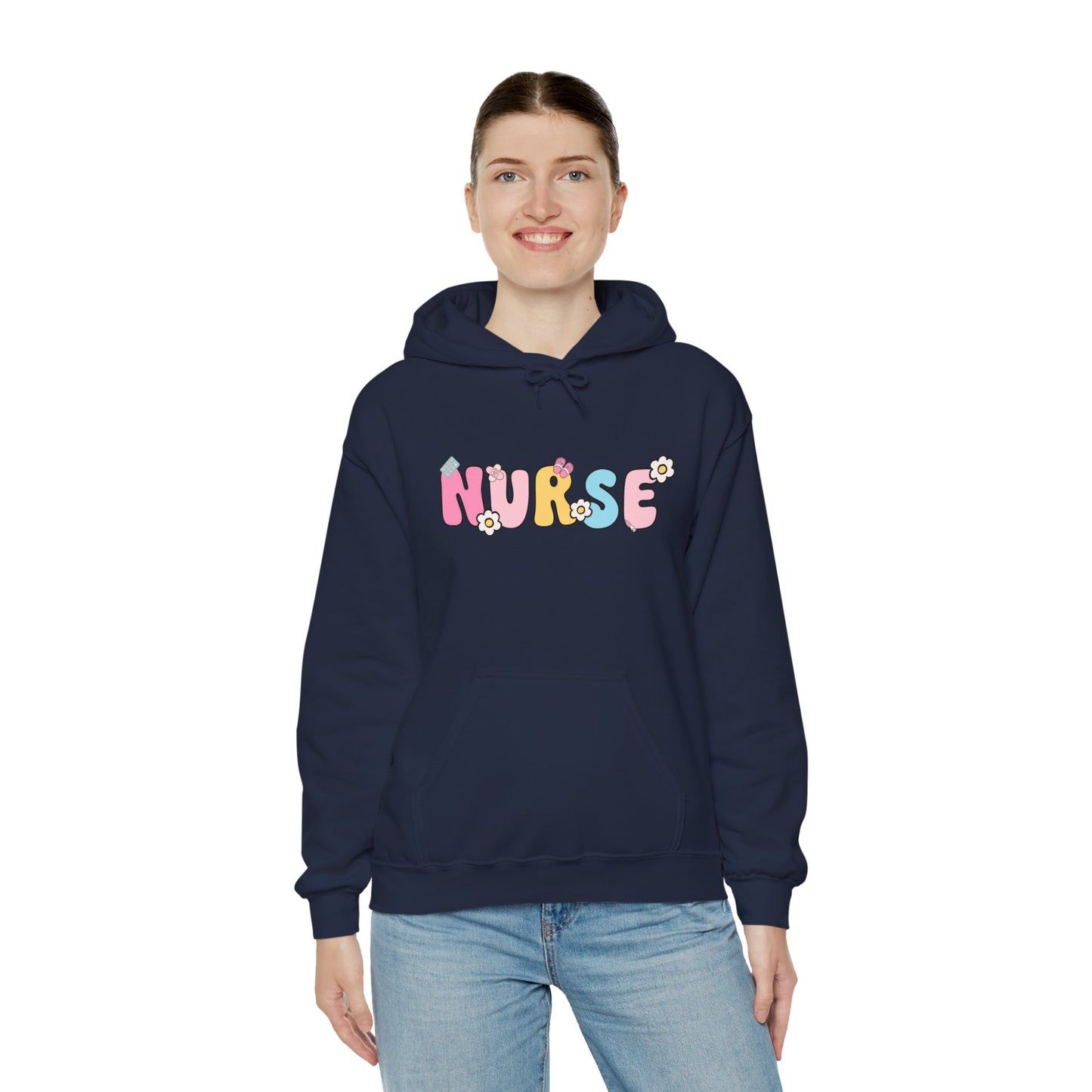 Cute Nurse Hoodie for Healthcare Workers, Cozy Sweatshirt for Nurses, Gift for Nursing Students, Healthcare Appreciation